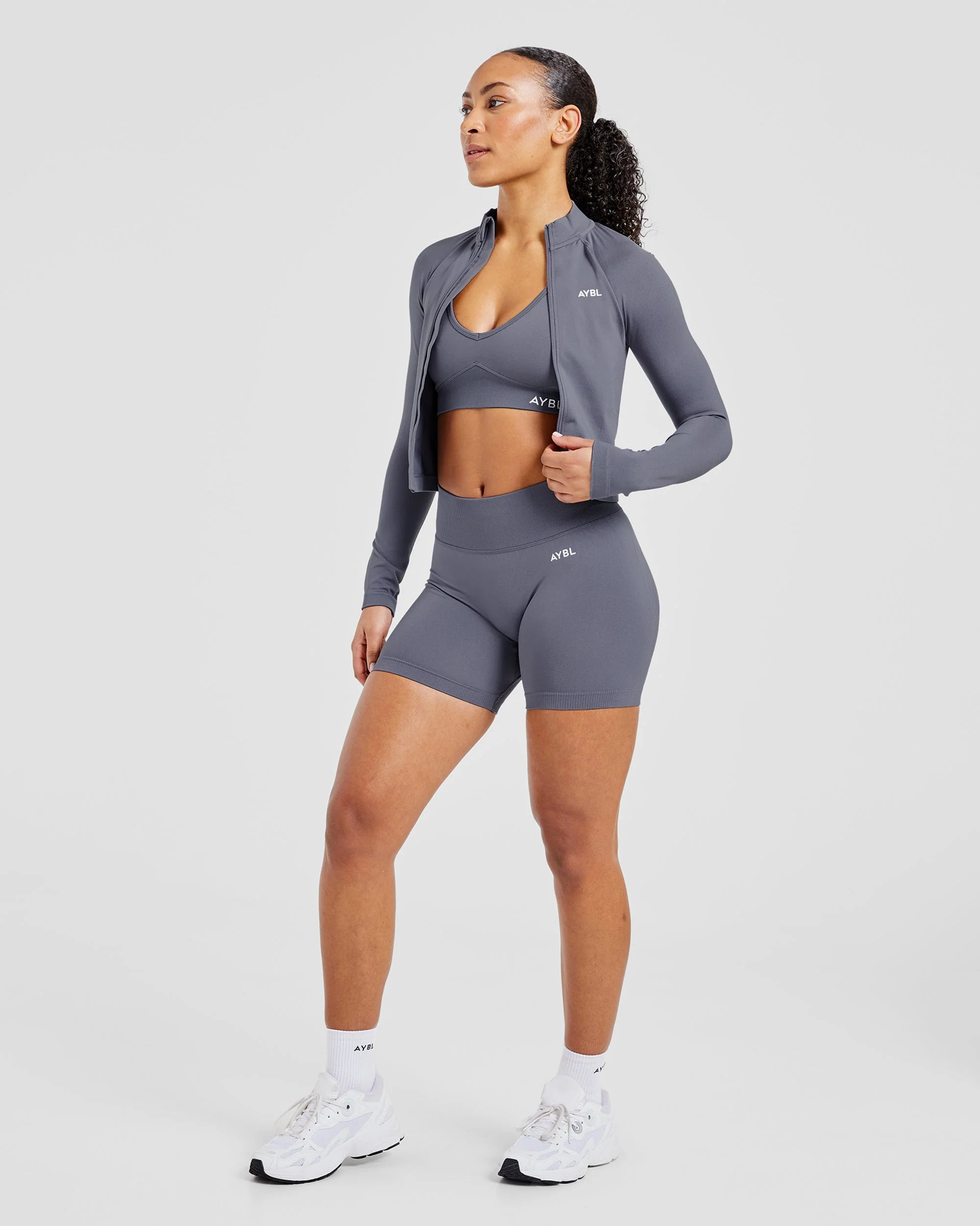 Adapt Seamless Jacket - Slate - Image 8