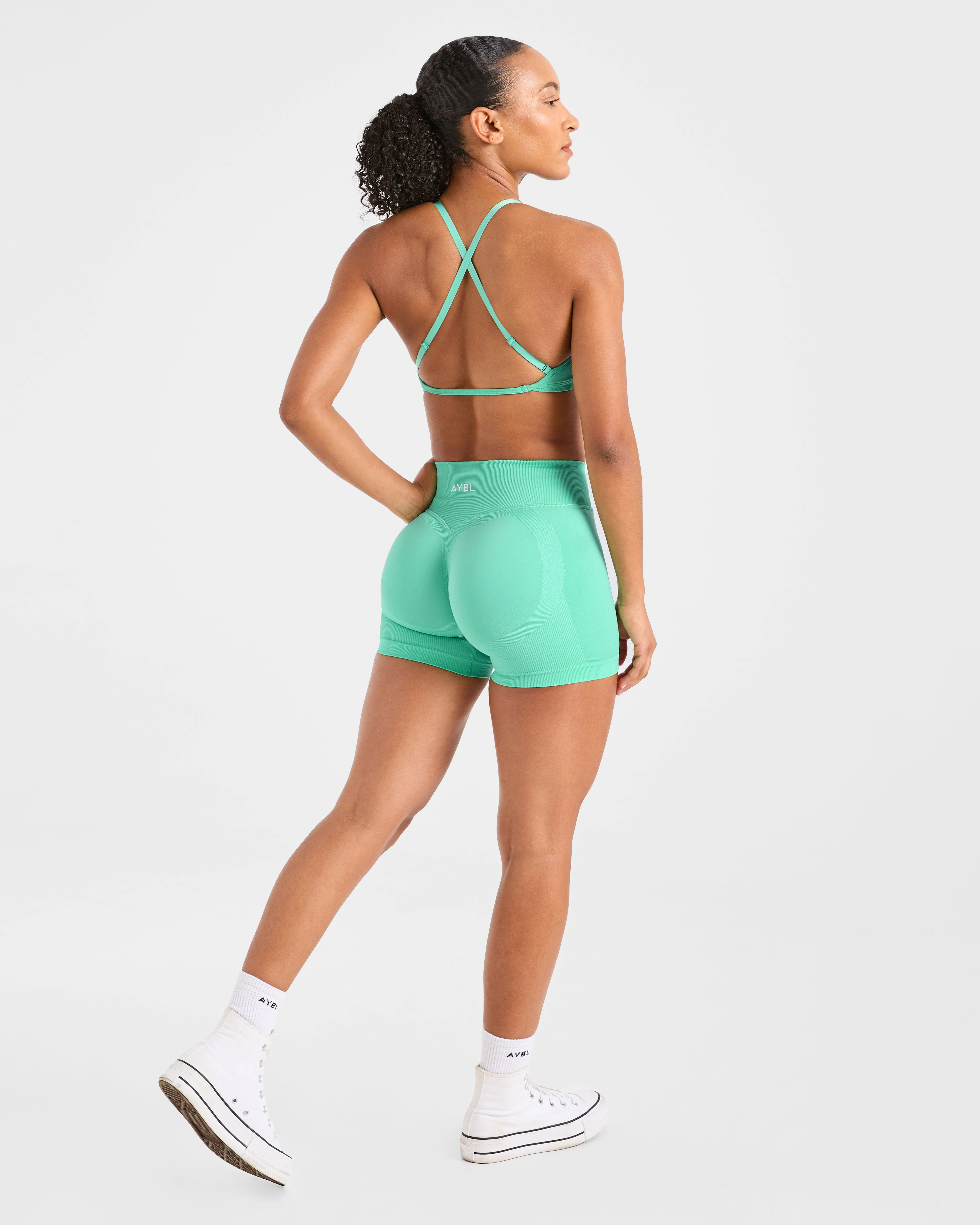 Adapt Seamless Shorts | 4.5" - Spring Mint - Image 4