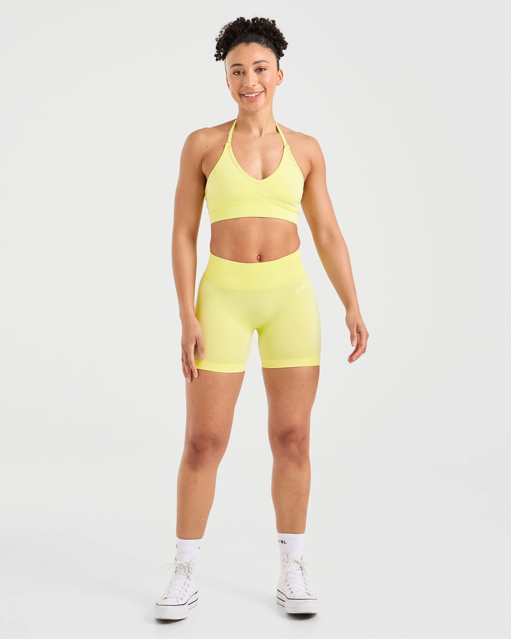 Adapt Seamless Sports Bra - Spring Yellow - Image 3