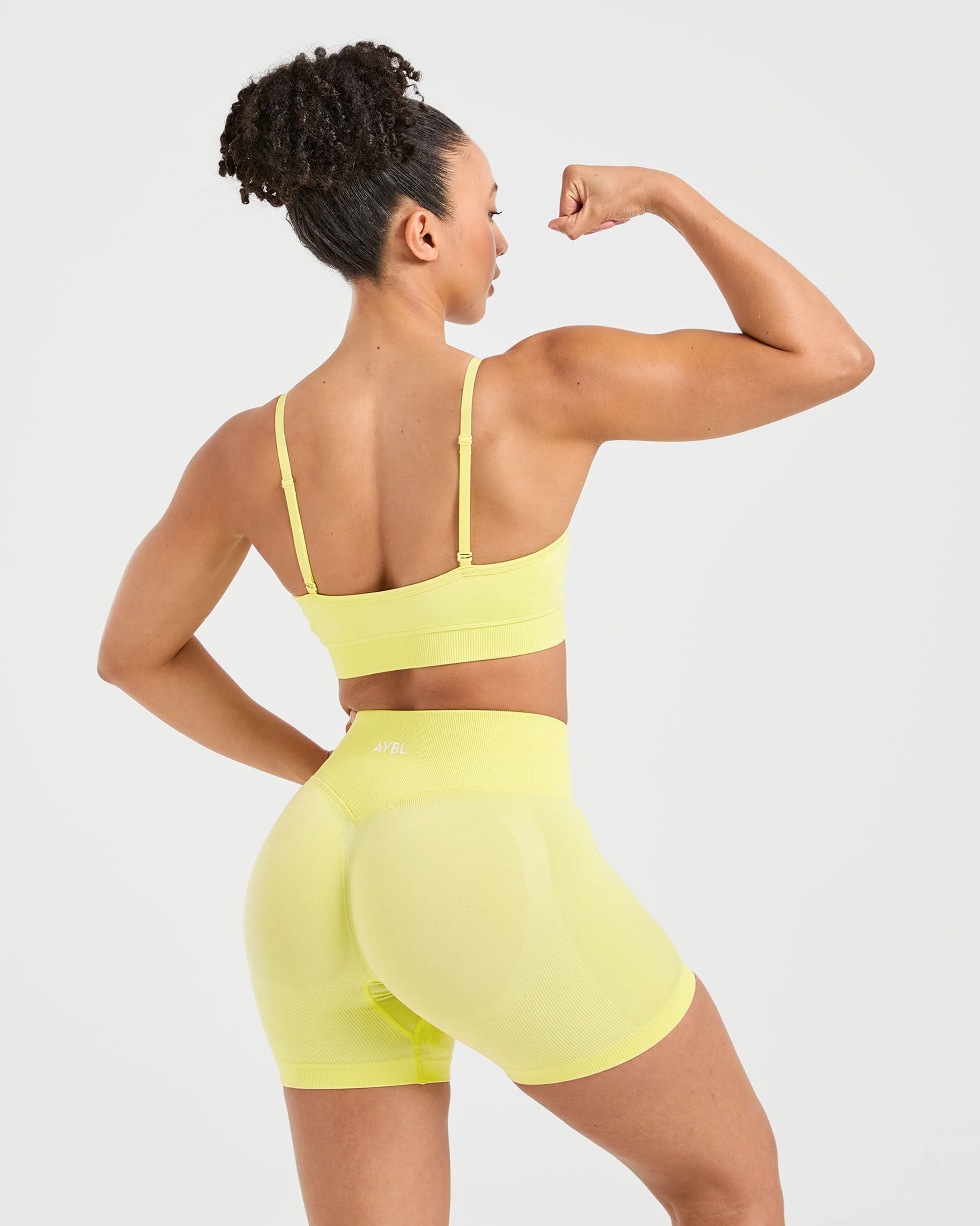 Adapt Seamless Sports Bra - Spring Yellow - Image 7