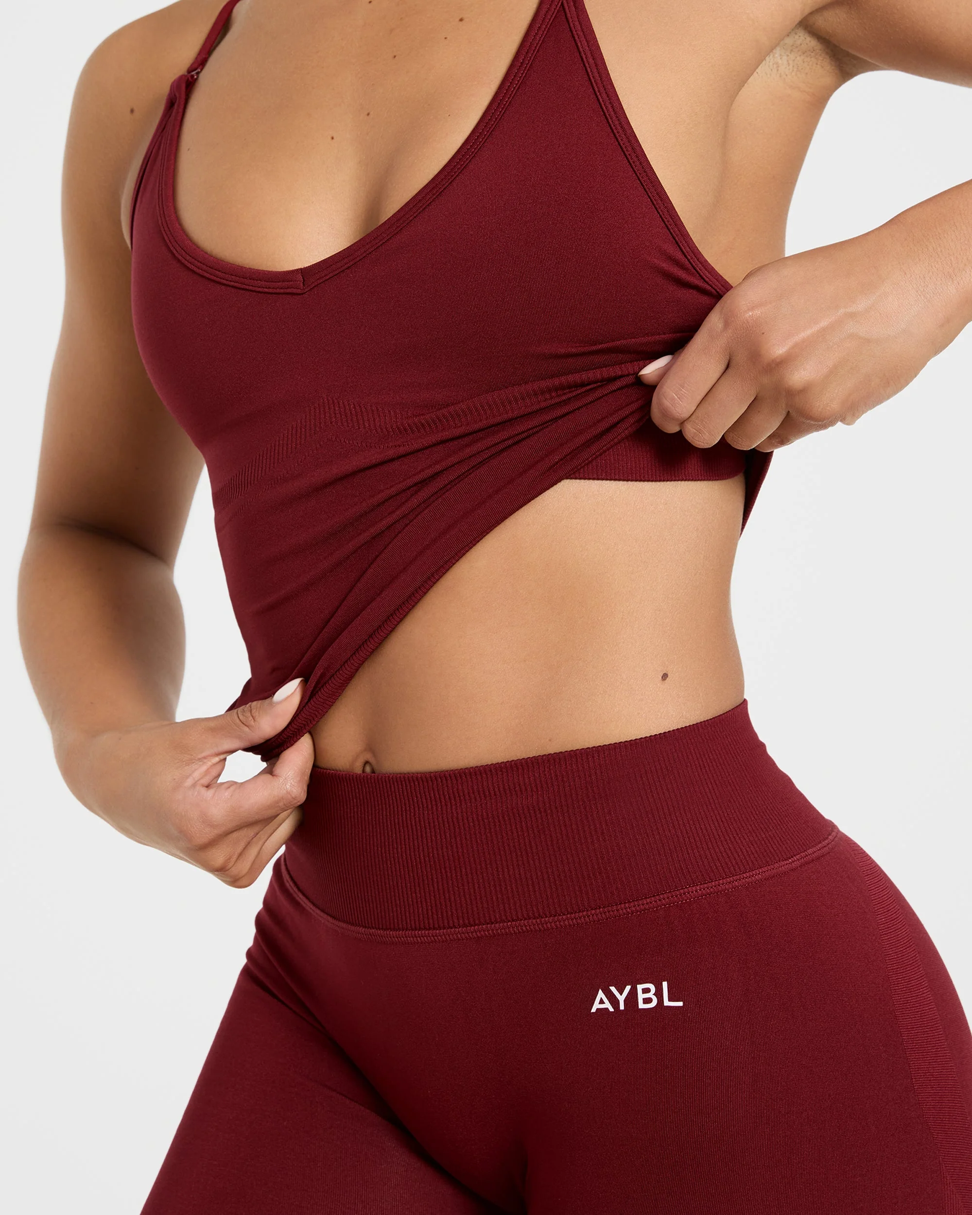 Adapt Seamless Tank Top - Autumn Red - Image 5