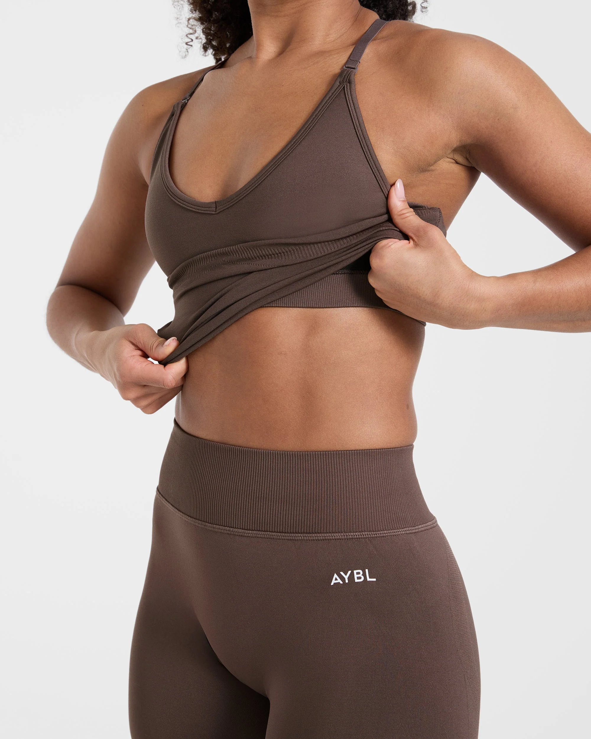 Adapt Seamless Tank Top - Brown - Image 6