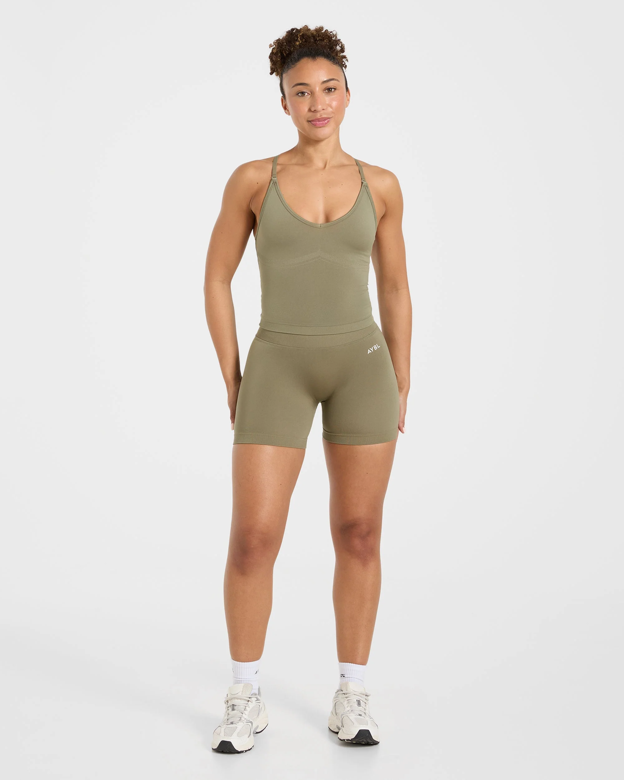 Adapt Seamless Tank Top - Muted Olive - Image 3