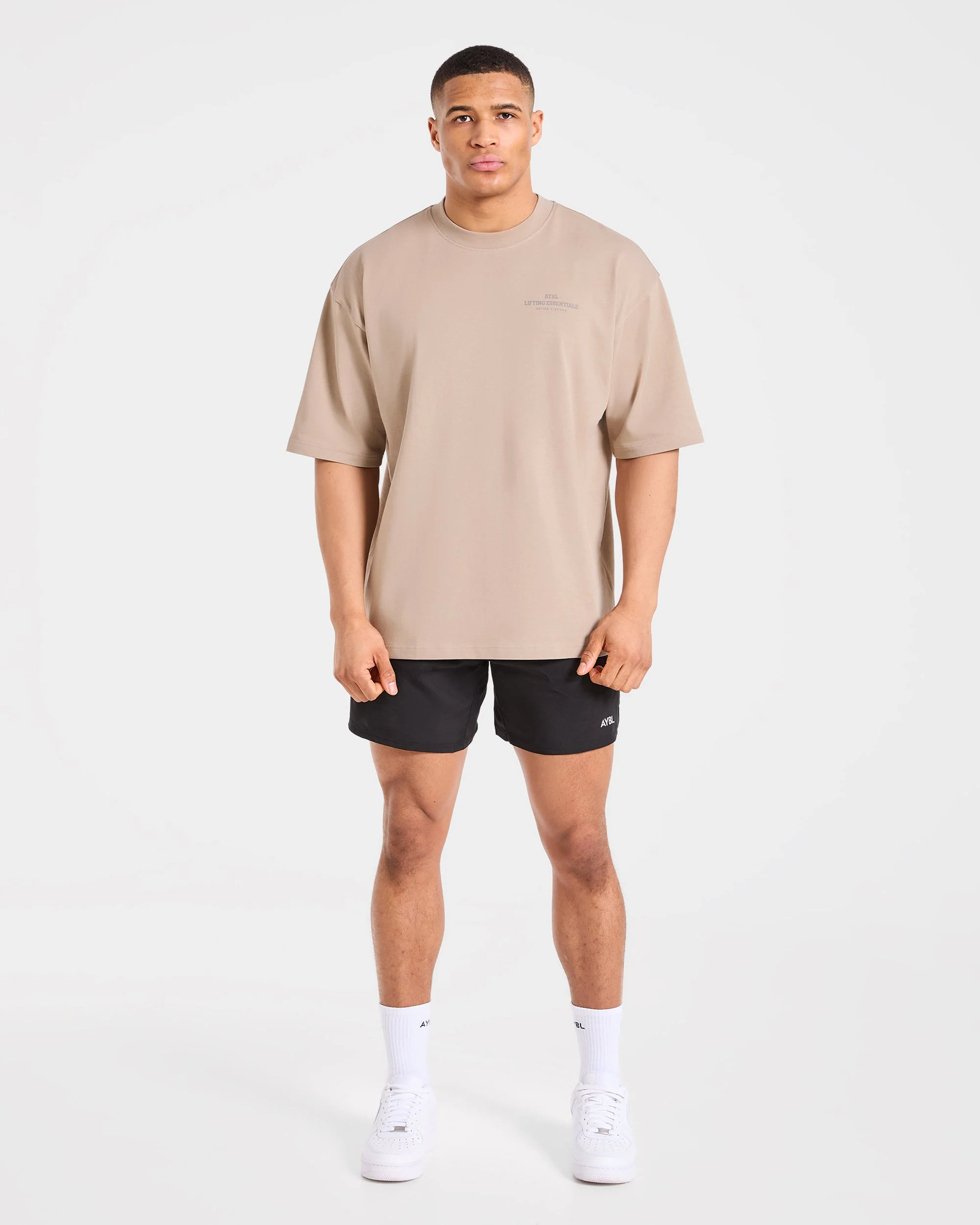 Apex Lifting Essentials Oversized T Shirt - Deep Fog - Image 3