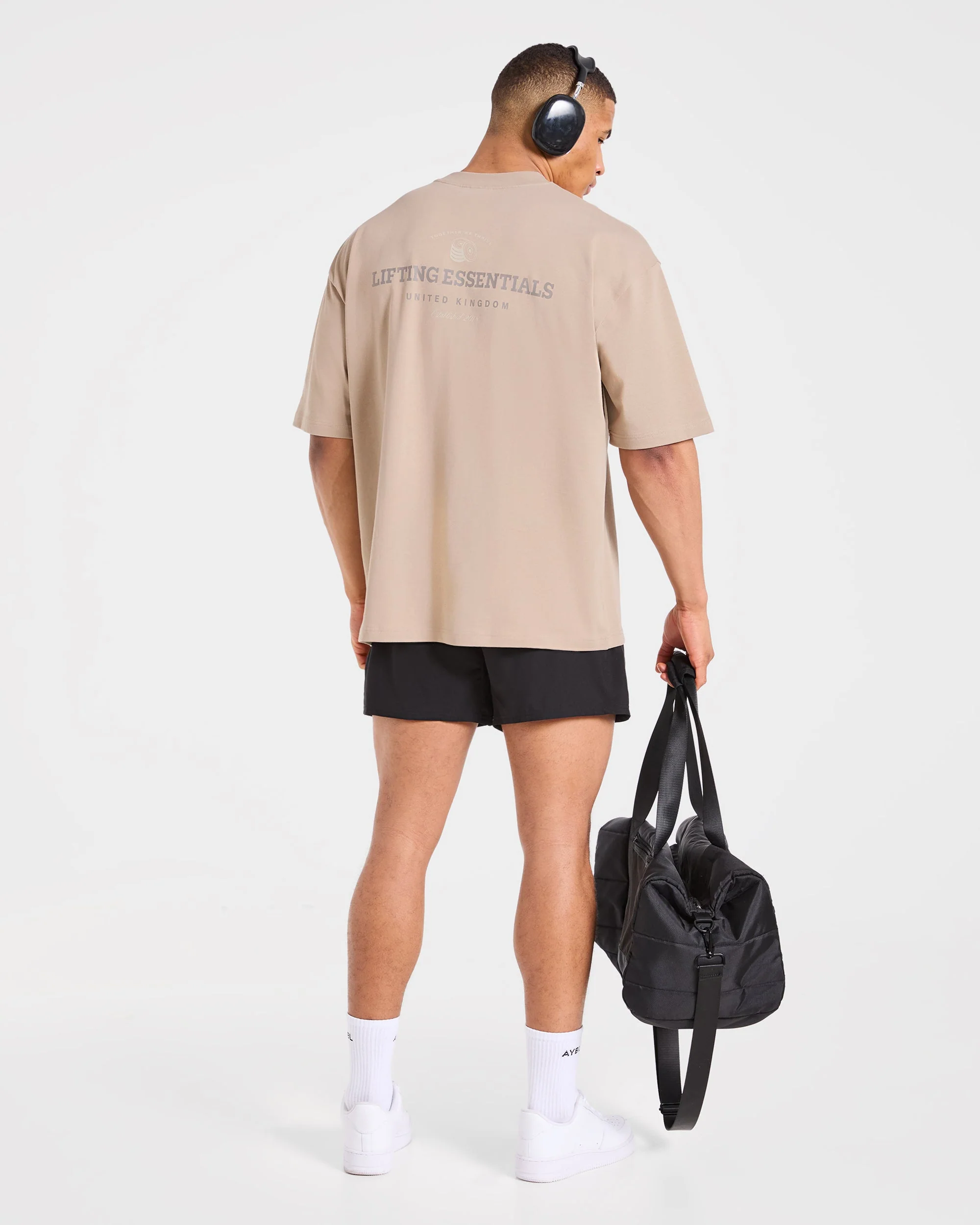 Apex Lifting Essentials Oversized T Shirt - Deep Fog - Image 8