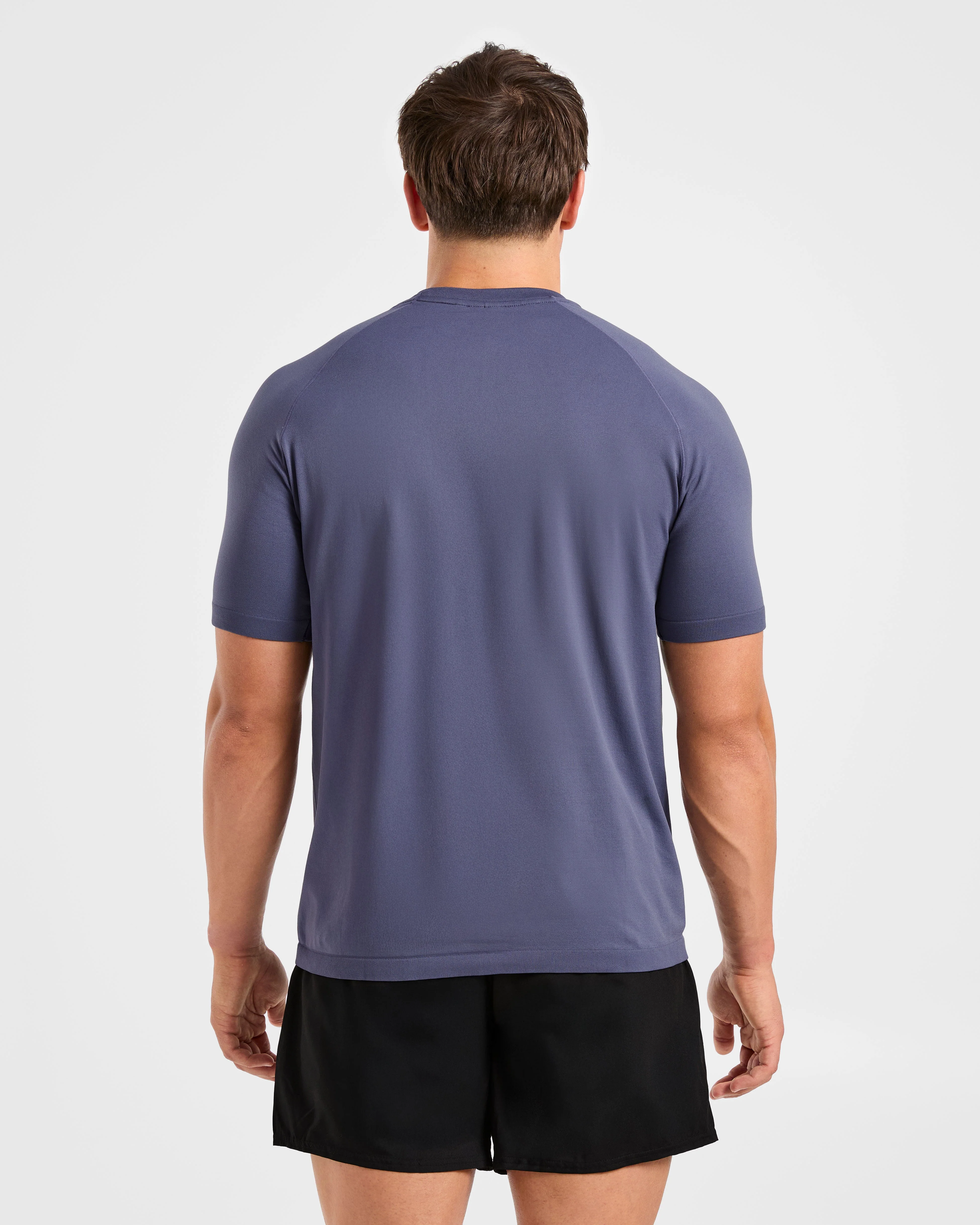 Ascend Seamless T Shirt - Denim Blue - Image 2