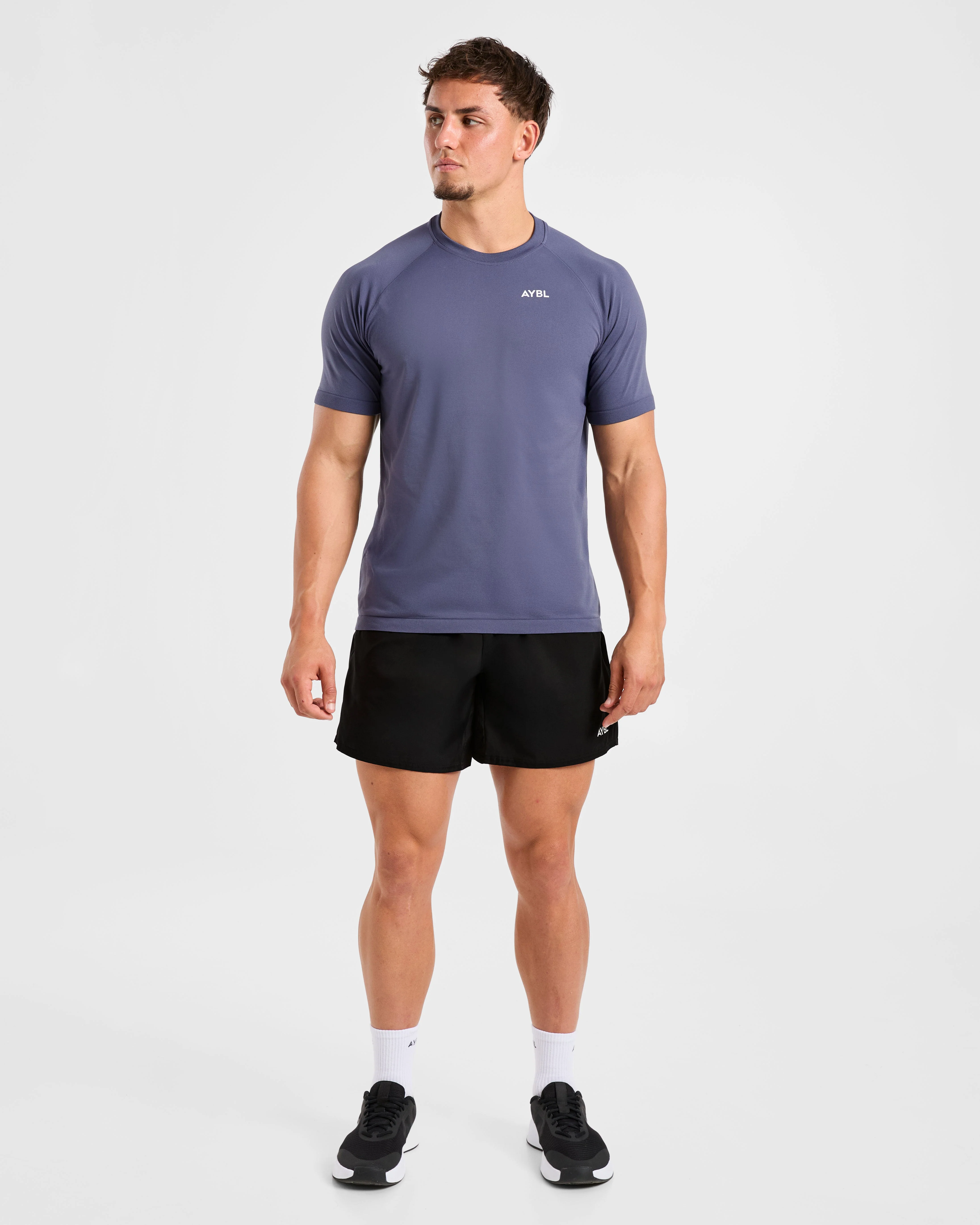 Ascend Seamless T Shirt - Denim Blue - Image 3