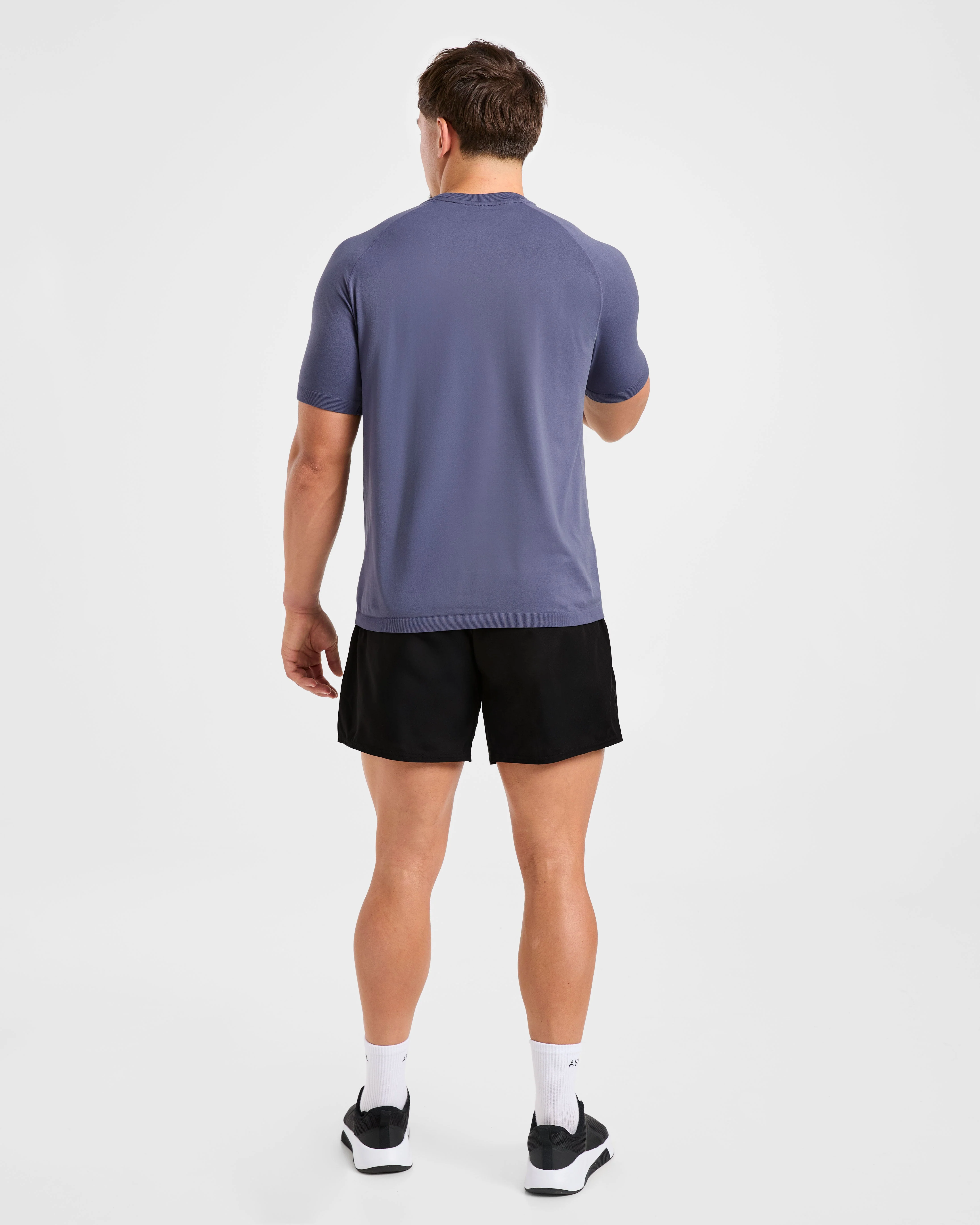 Ascend Seamless T Shirt - Denim Blue - Image 4