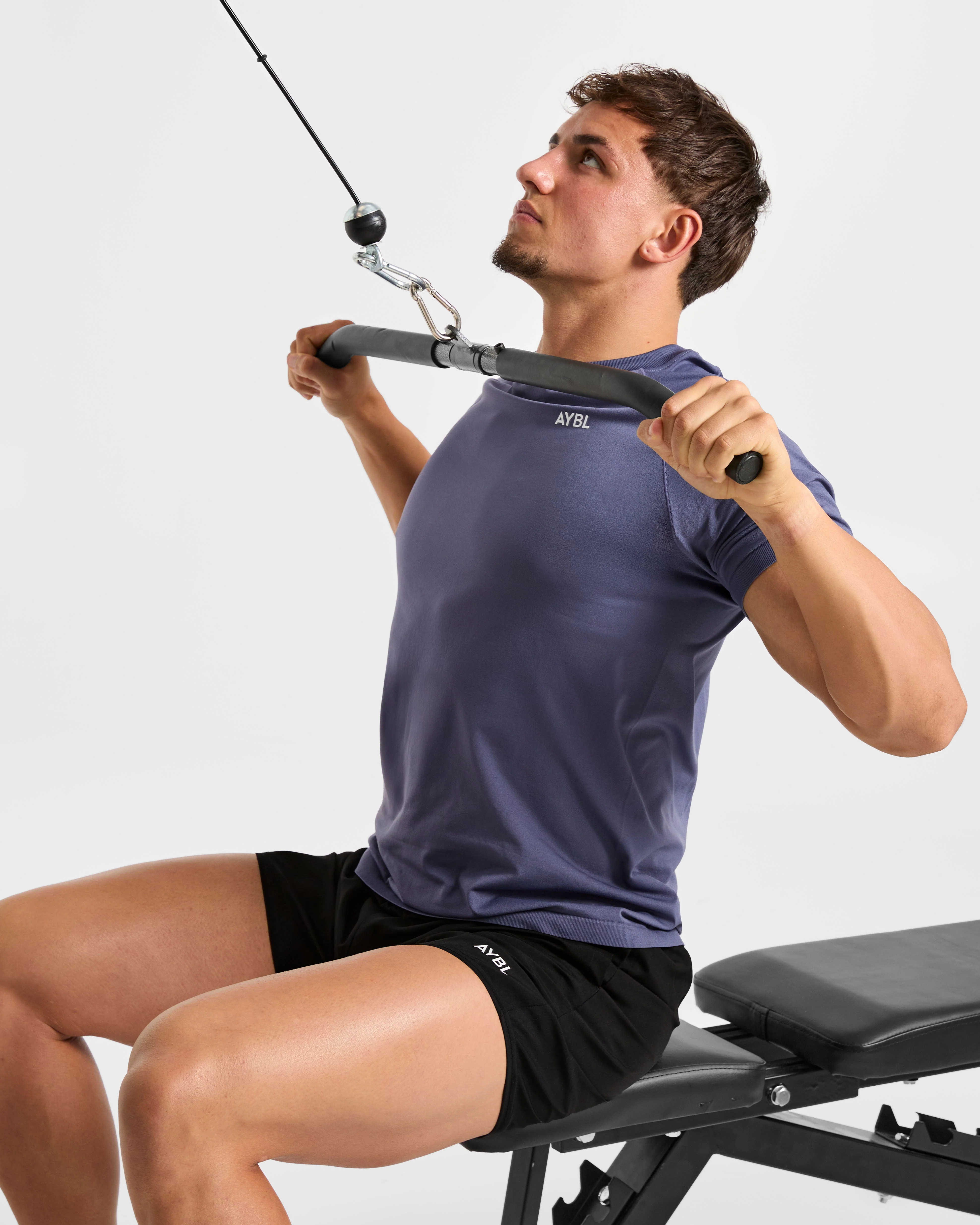 Ascend Seamless T Shirt - Denim Blue - Image 7
