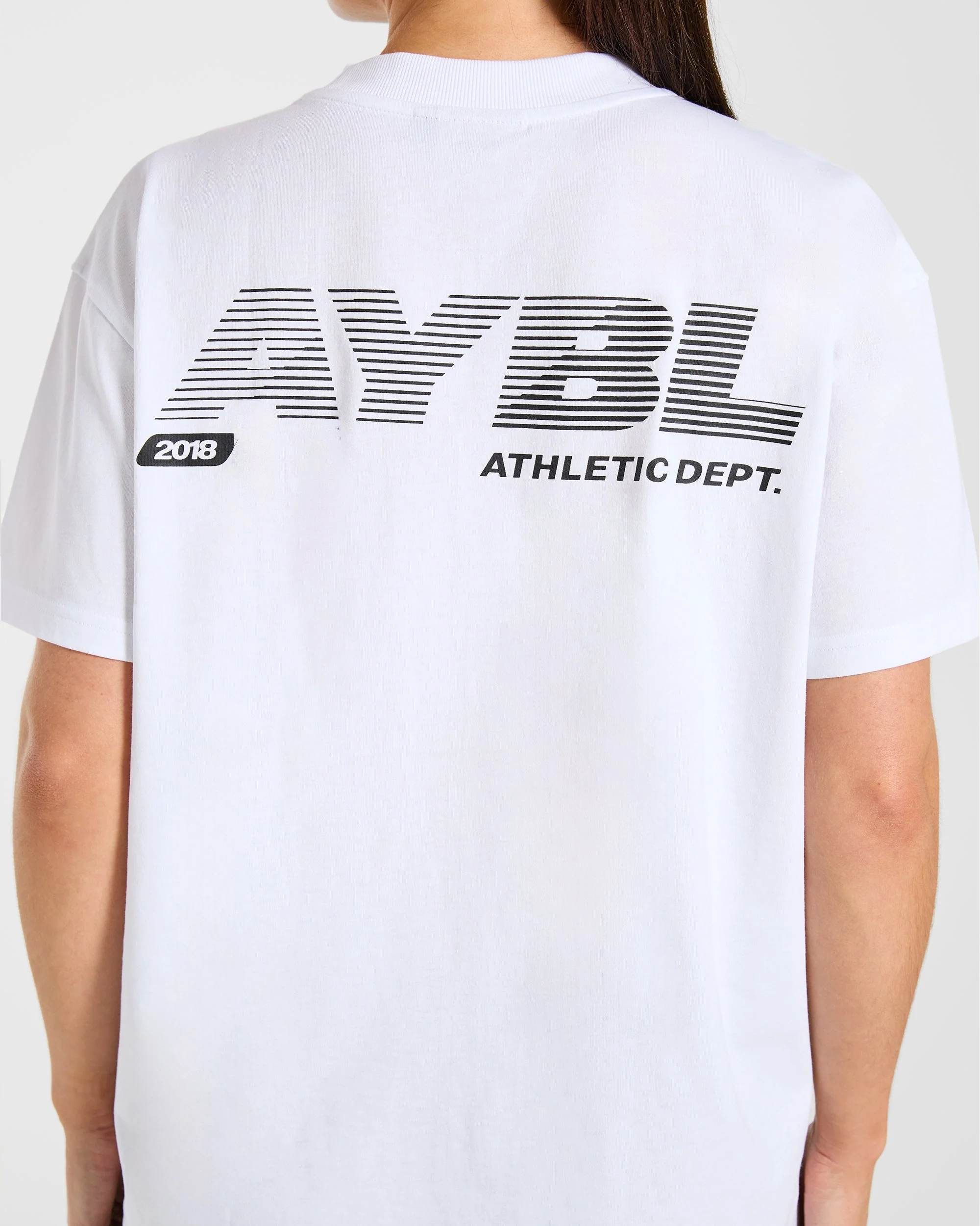 Athletics Department Oversized T Shirt - White - Image 6
