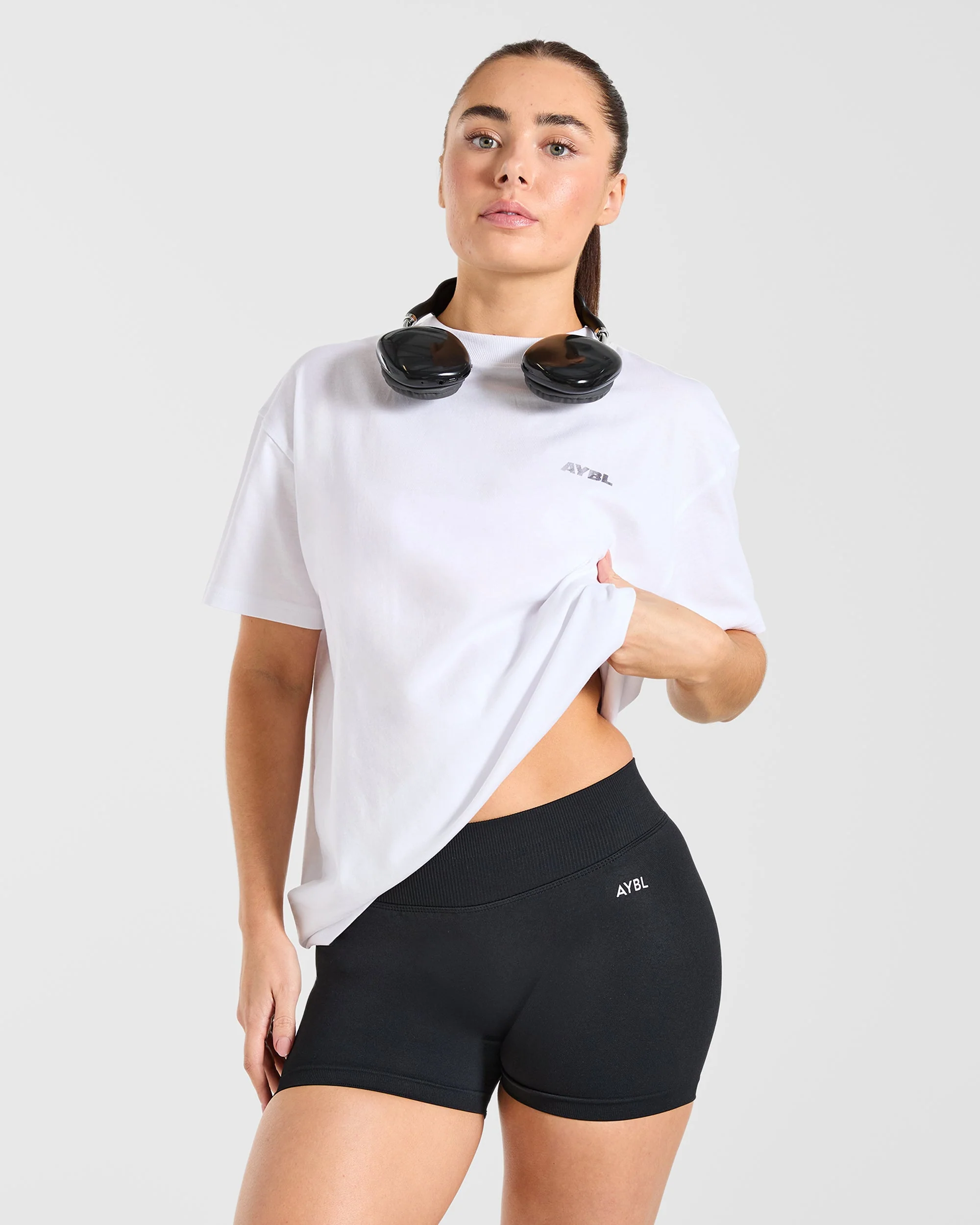 Athletics Department Oversized T Shirt - White - Image 7