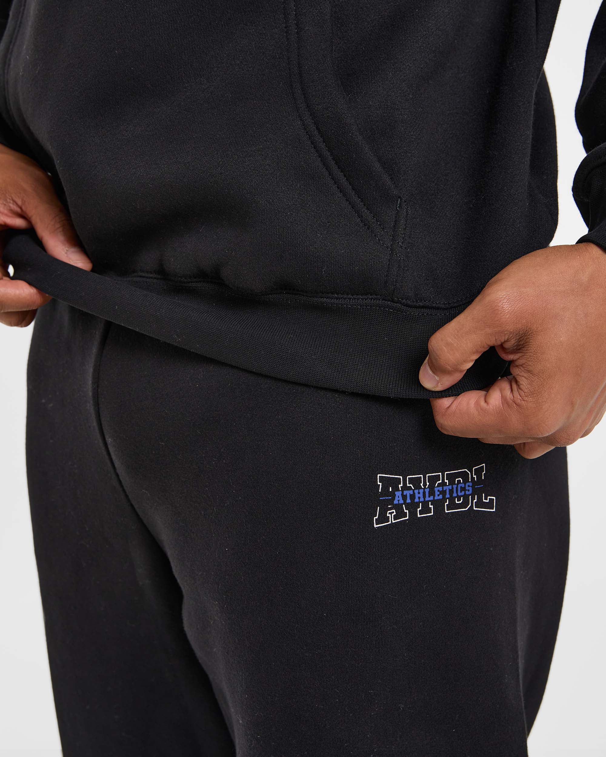 Athletics Oversized Hoodie - Black - Image 6