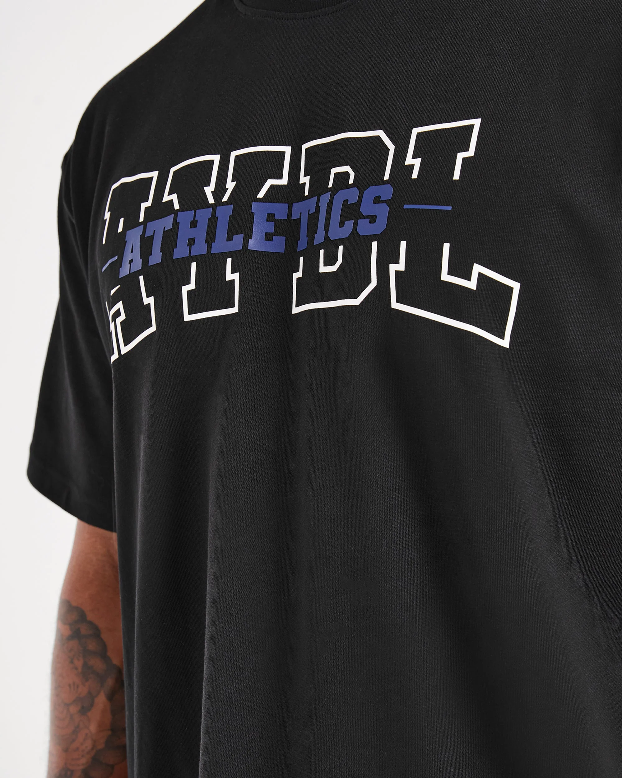 Athletics Oversized T Shirt - Black - Image 5