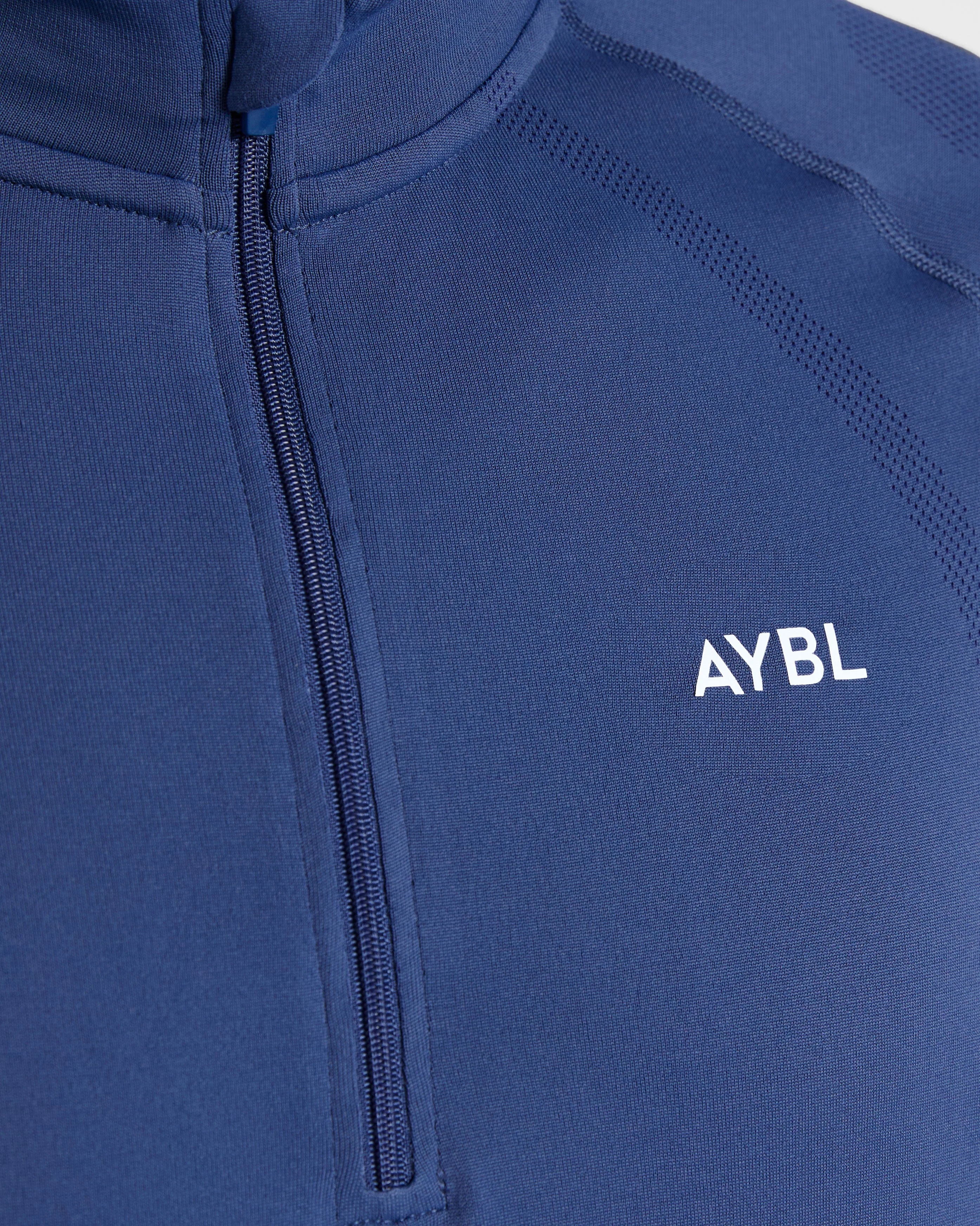 Attain Seamless 1/2 Zip Pullover - Dusky Navy - Image 5