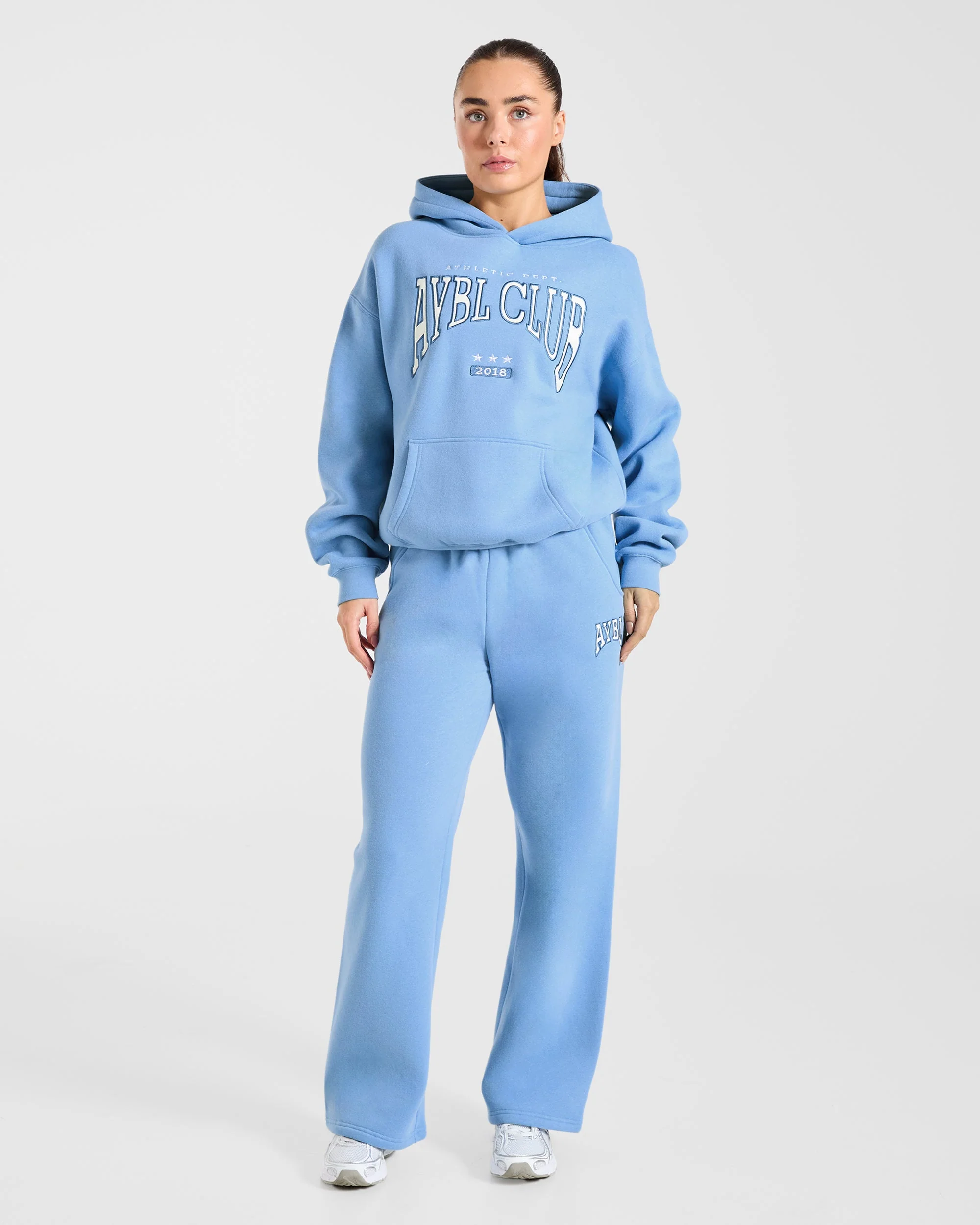 AYBL Club Oversized Hoodie - Blue - Image 3