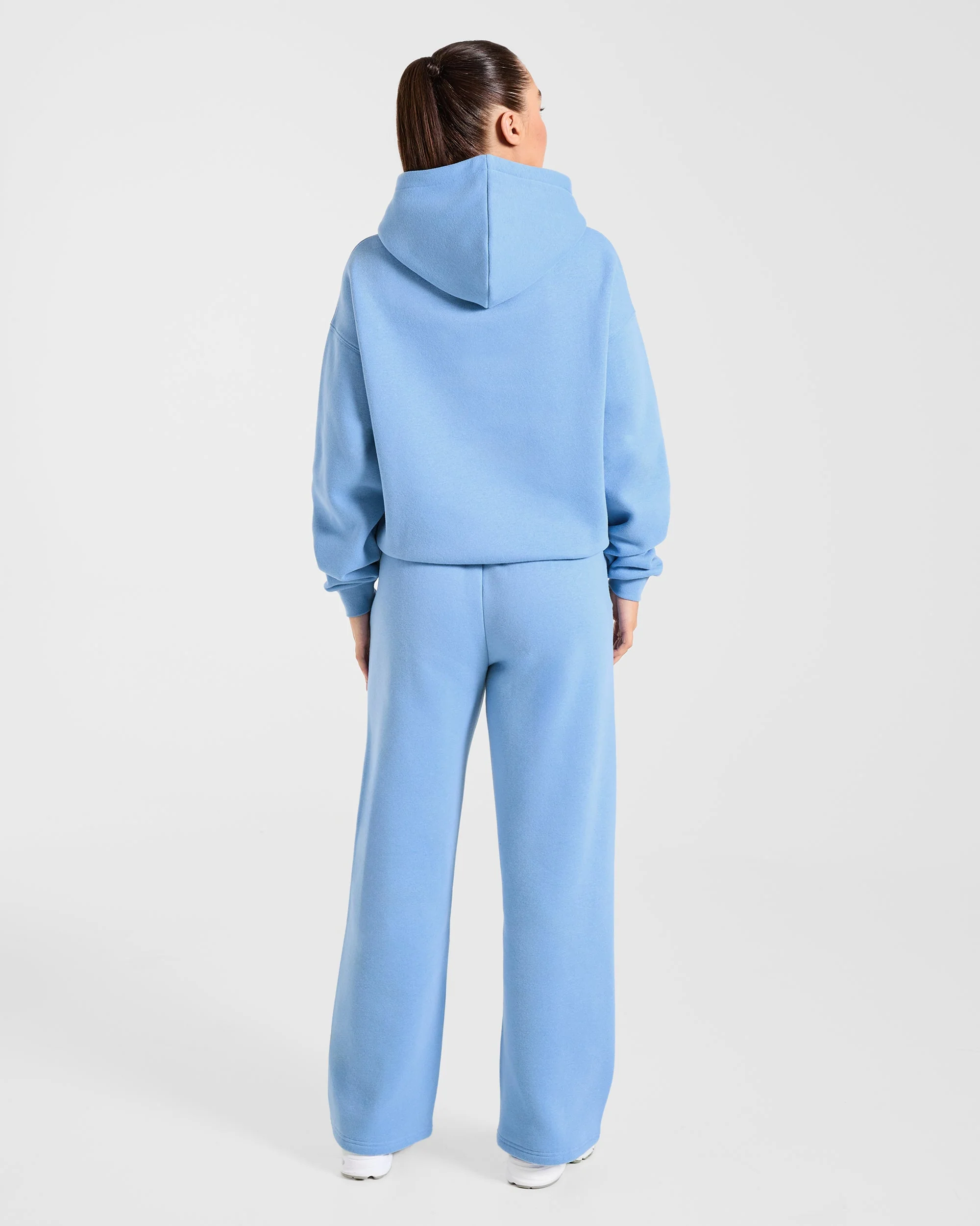 AYBL Club Oversized Straight Leg Joggers - Blue - Image 4