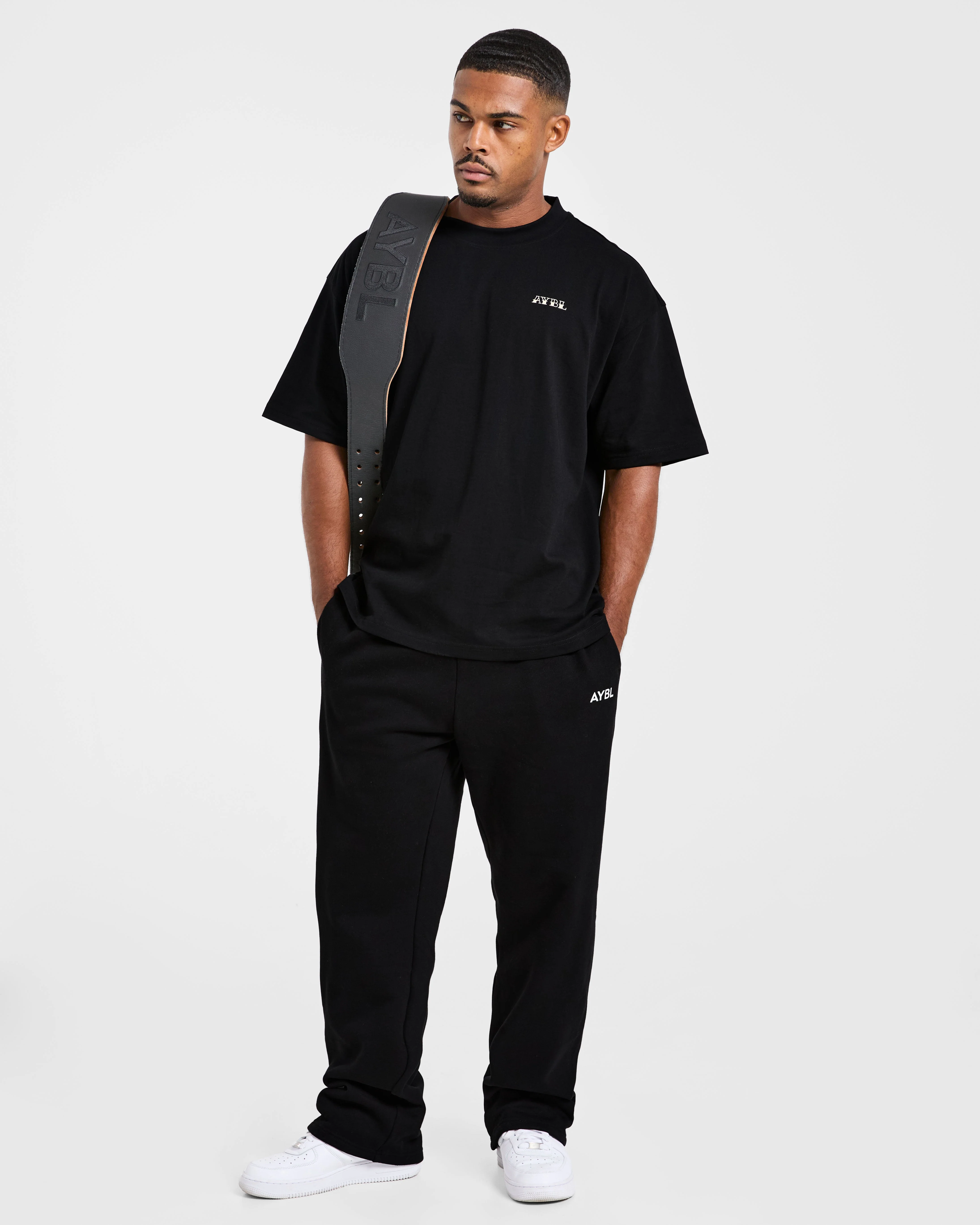 AYBL Strength Club Oversized T Shirt - Black - Image 8