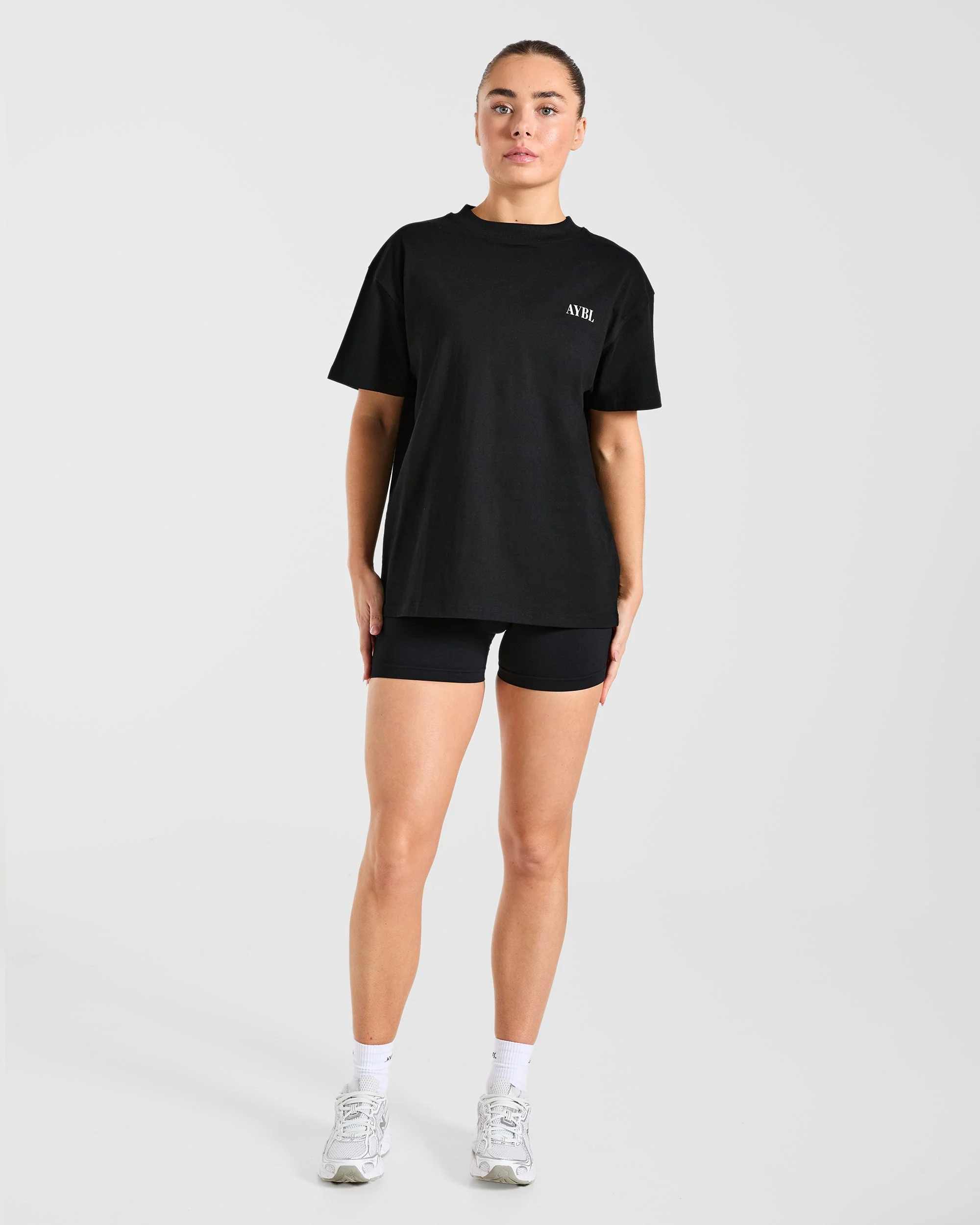 AYBL Strength Co Oversized T Shirt - Black - Image 3
