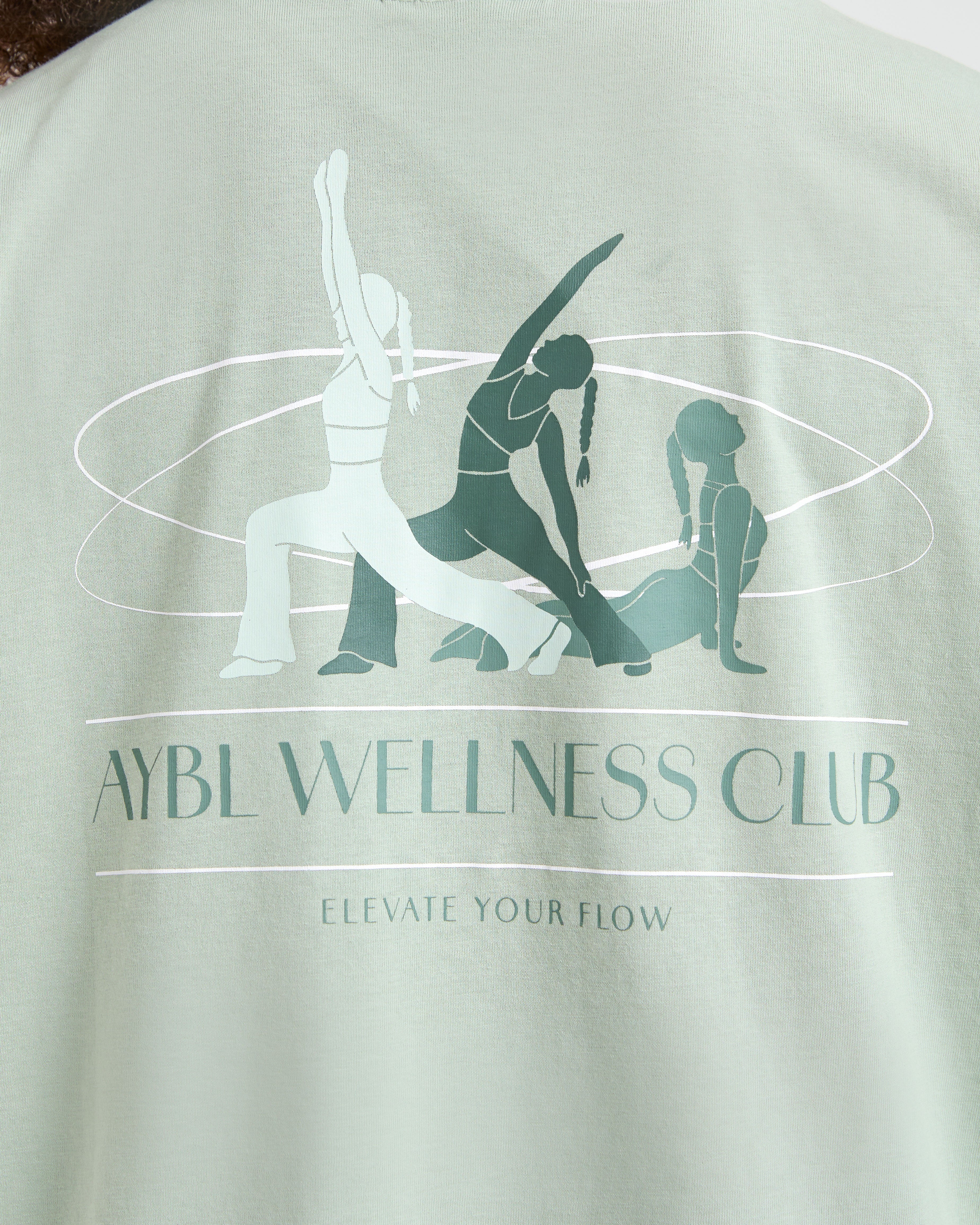 AYBL Wellness Oversized T Shirt - Green - Image 6