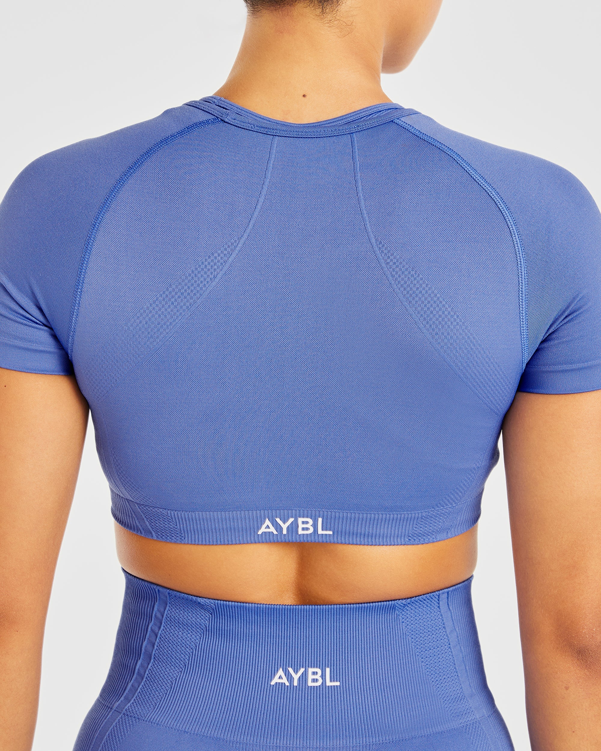 Balance V3 Seamless Crop Top - Bright Cobalt - Image 6