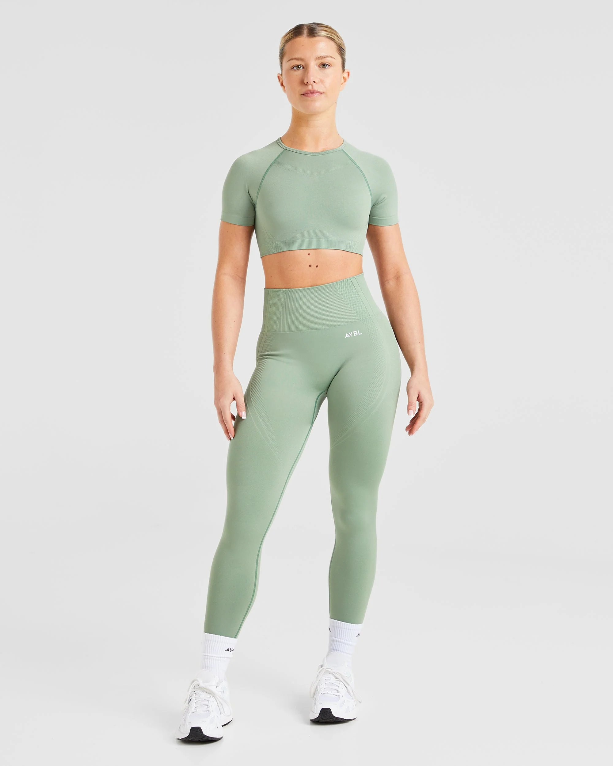 Balance V3 Seamless Leggings - Grove Green - Image 3