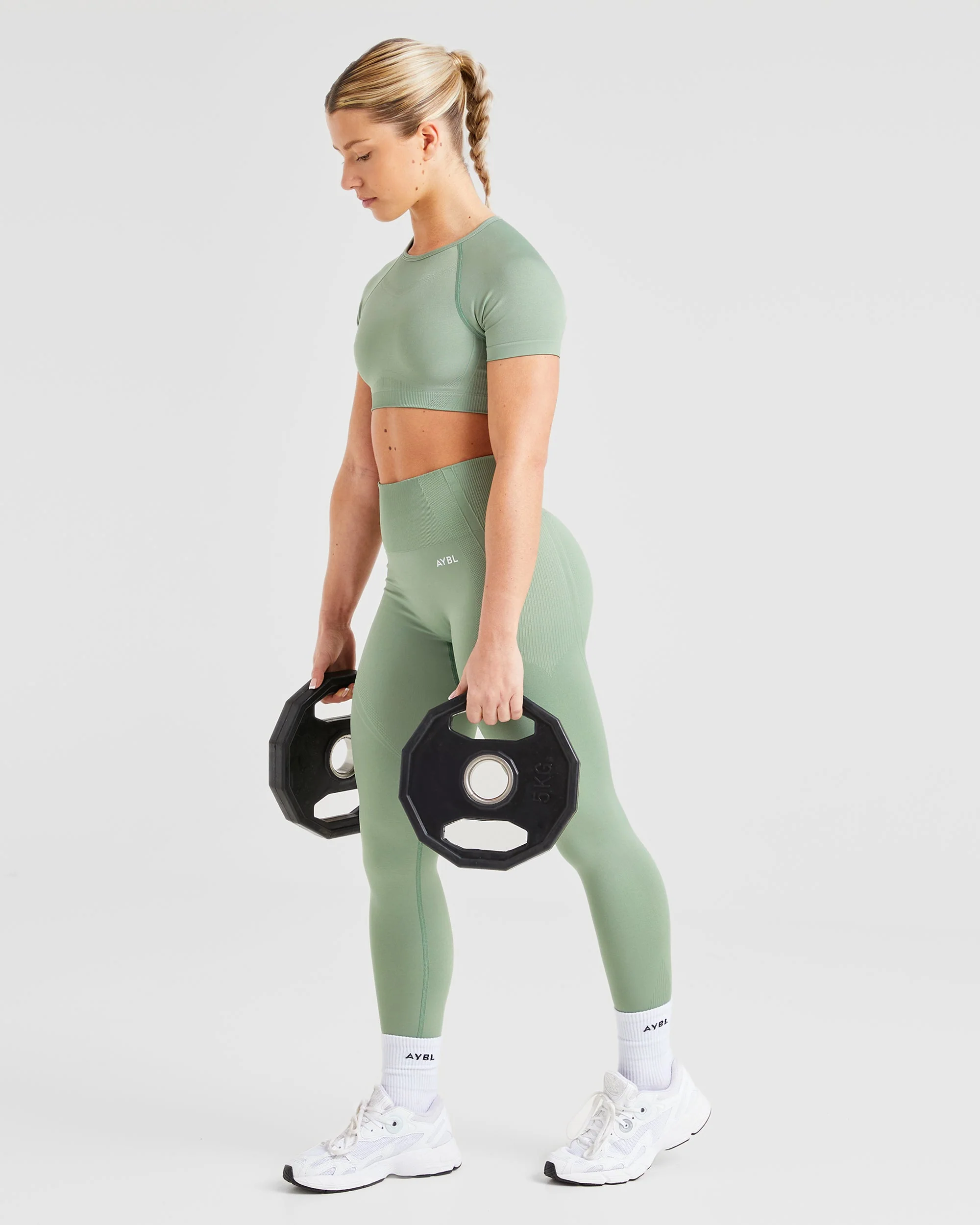 Balance V3 Seamless Leggings - Grove Green - Image 7