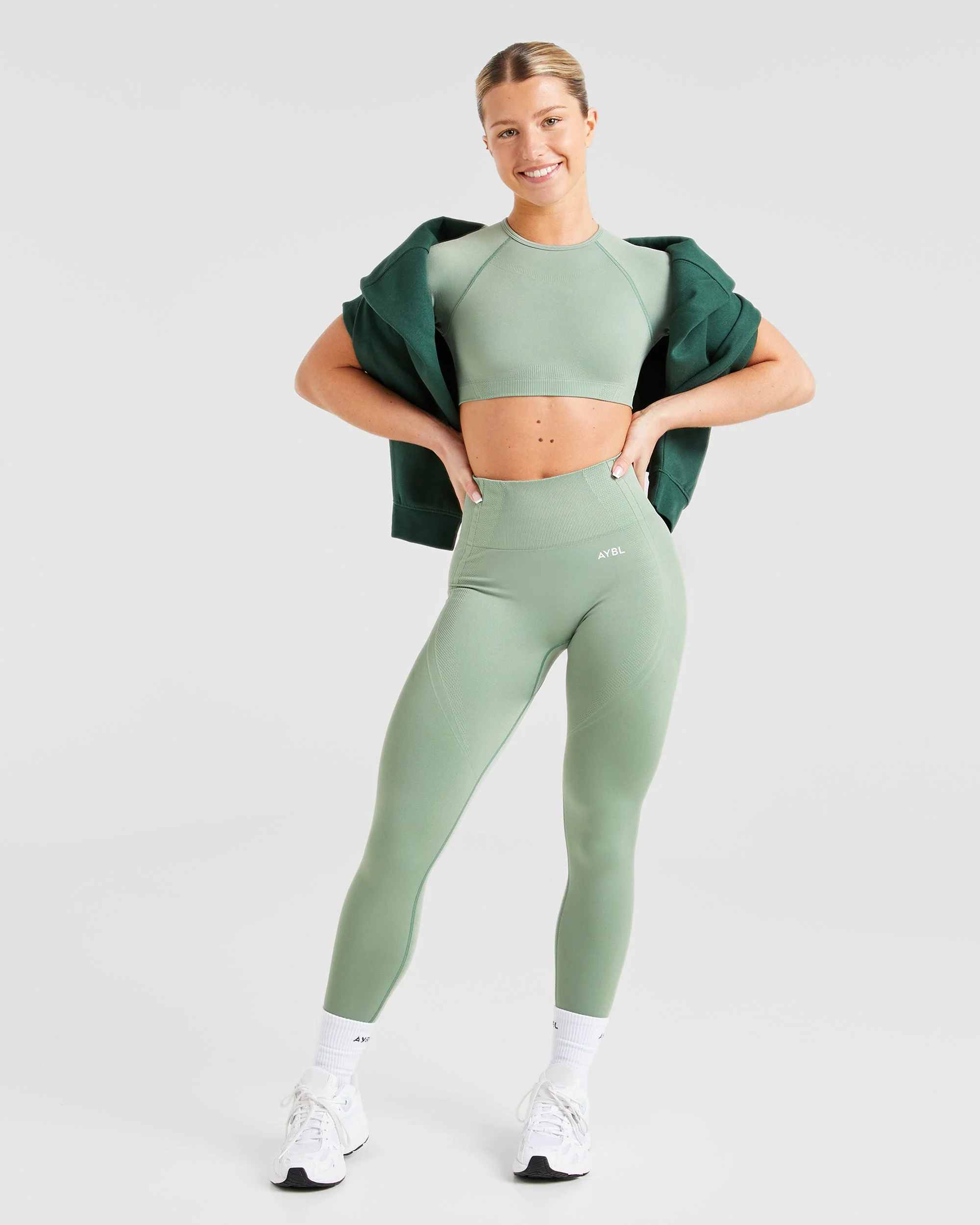 Balance V3 Seamless Leggings - Grove Green - Image 8