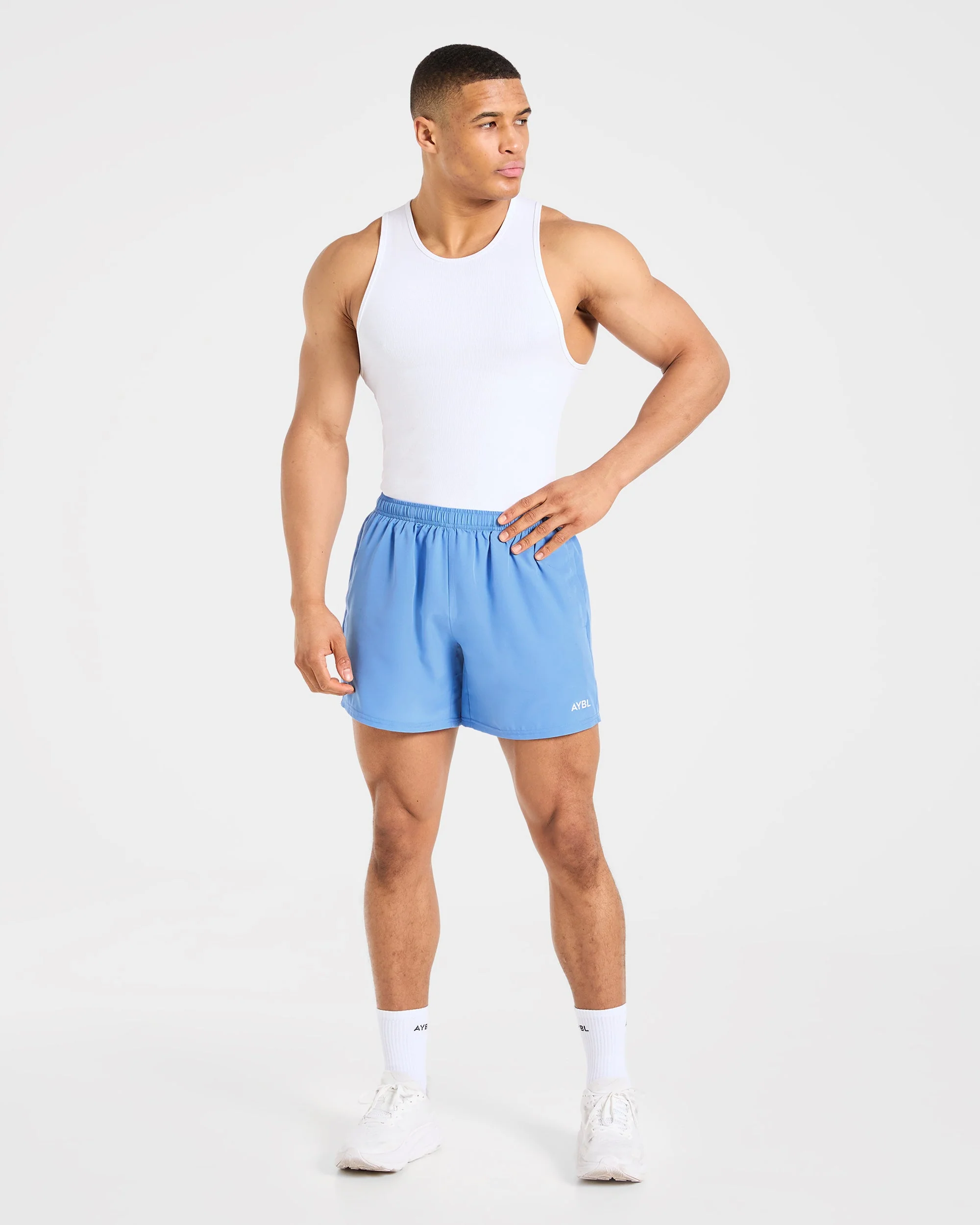Core 5" Shorts - Muted Blue - Image 3