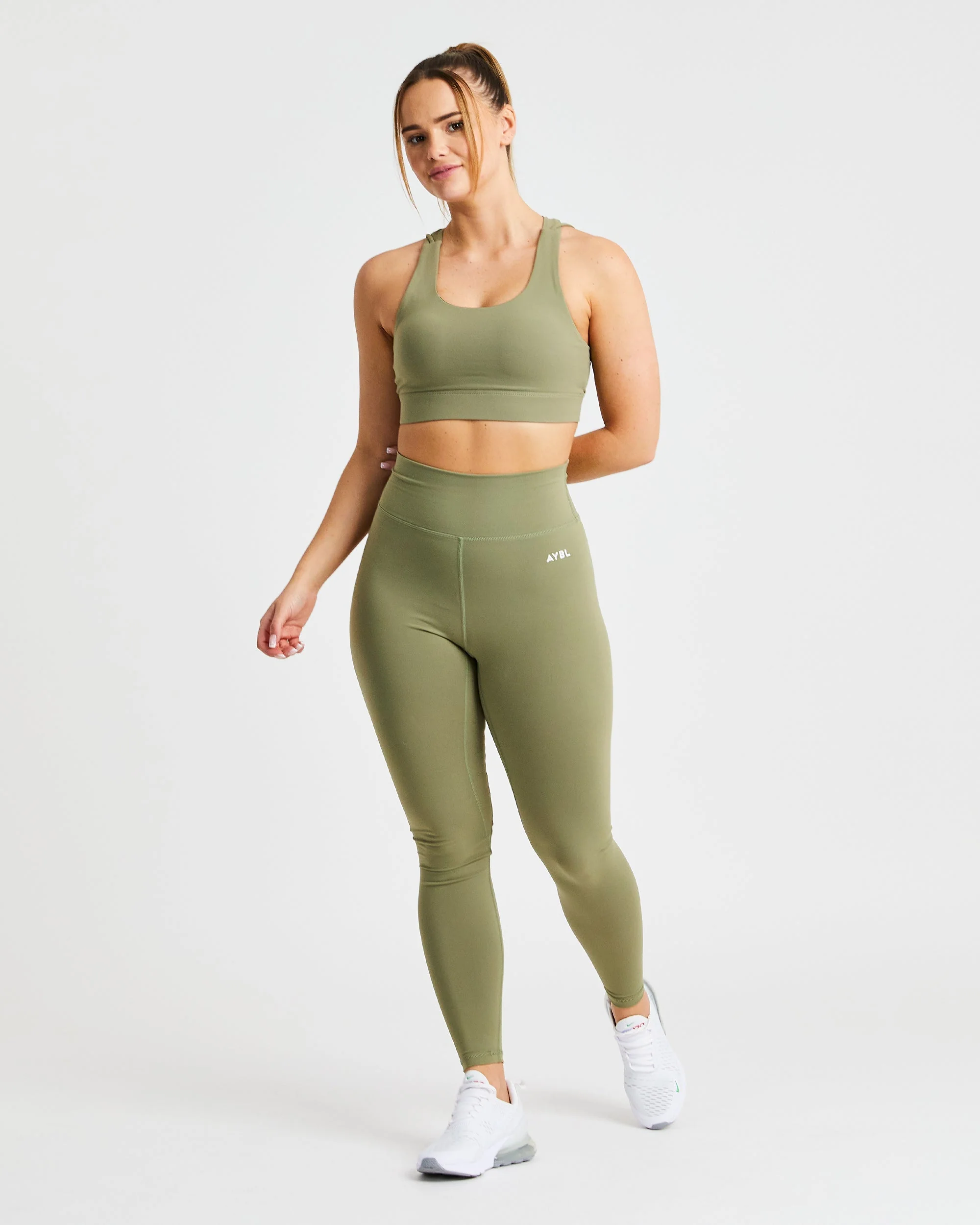 Core Leggings - Olive - Image 3