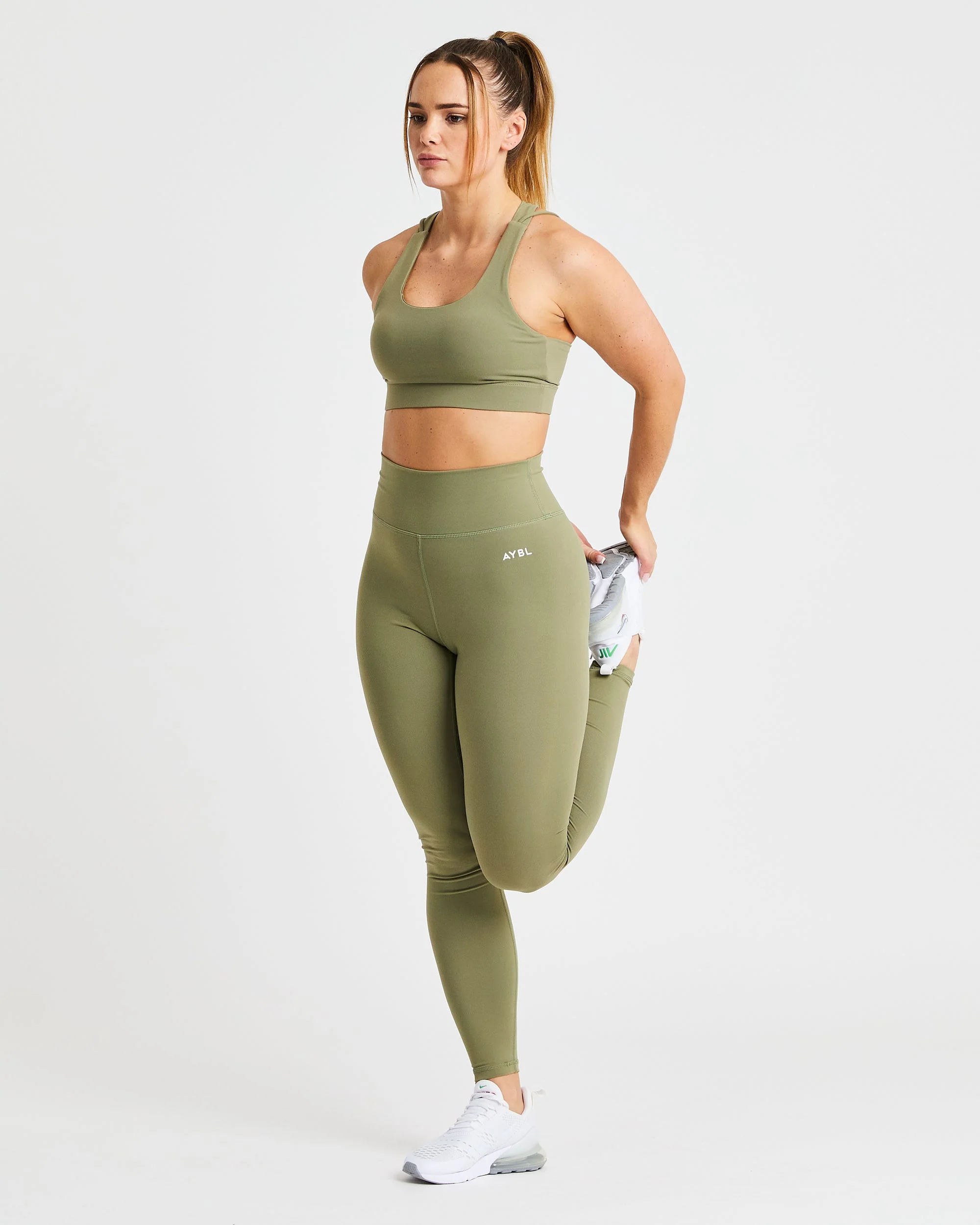 Core Leggings - Olive - Image 5