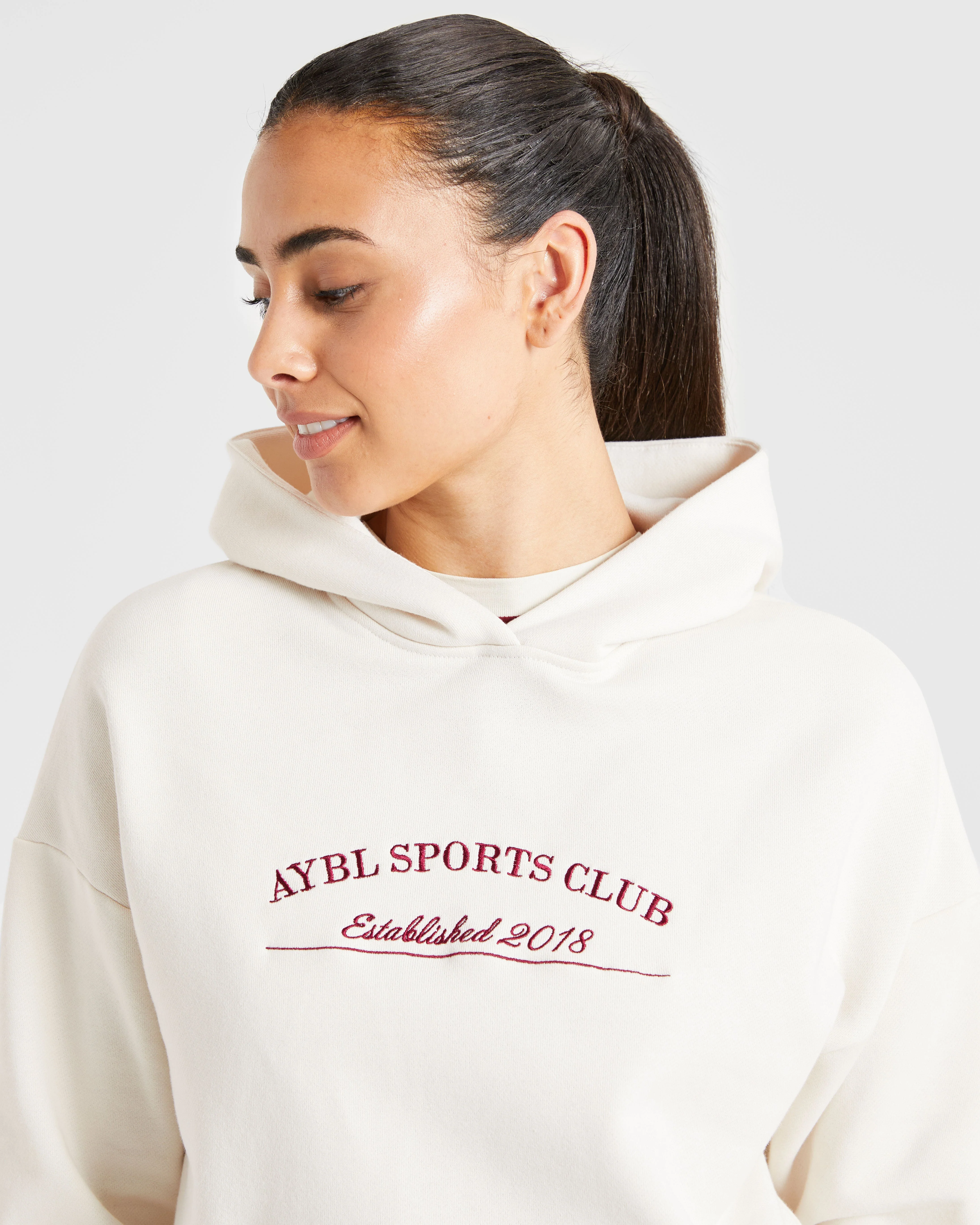 Courtside Hoodie - Off White - Image 5
