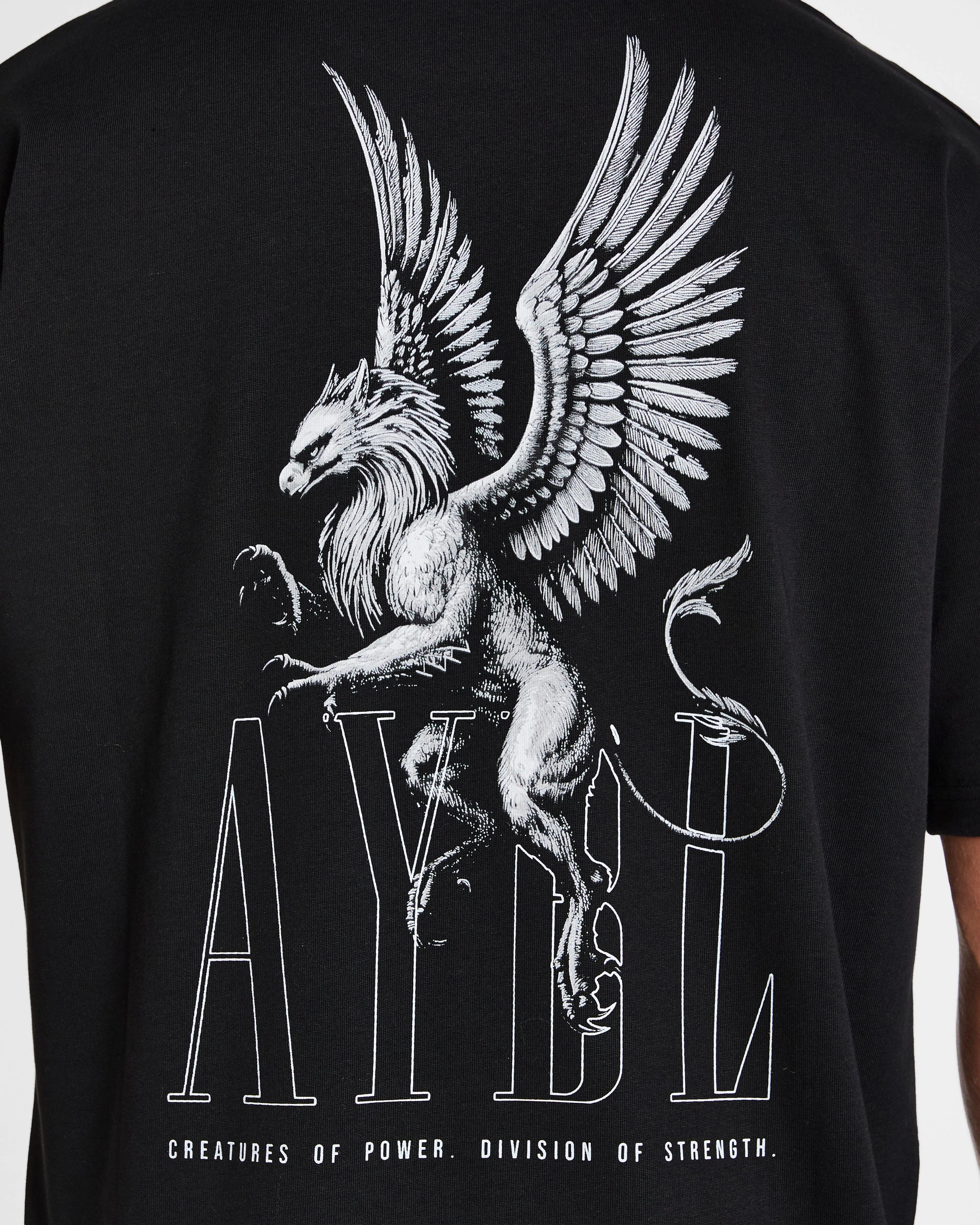 Creatures Of Power Oversized T Shirt - Black - Image 6