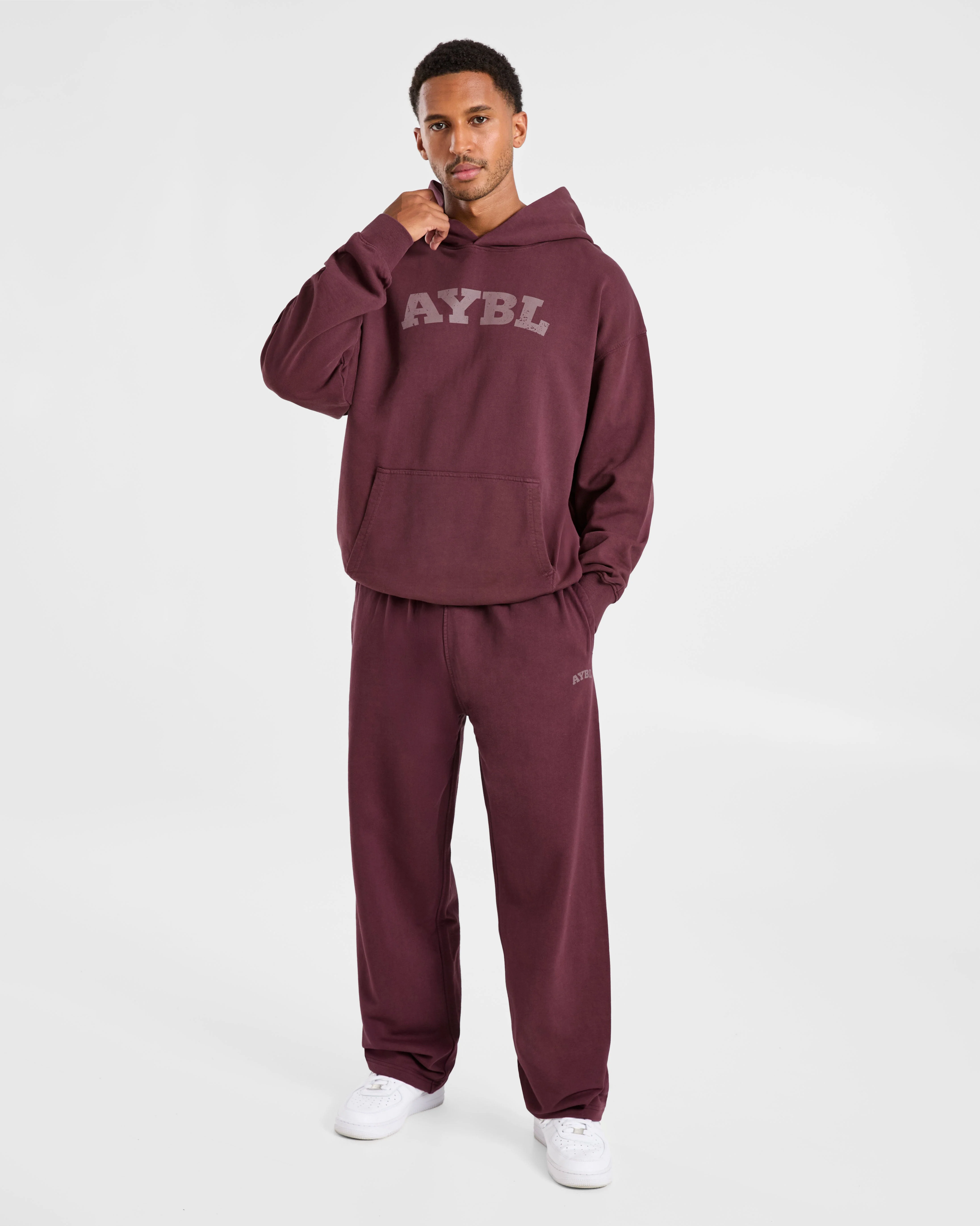 Elite Straight Leg Joggers - Dusty Plum - Image 3