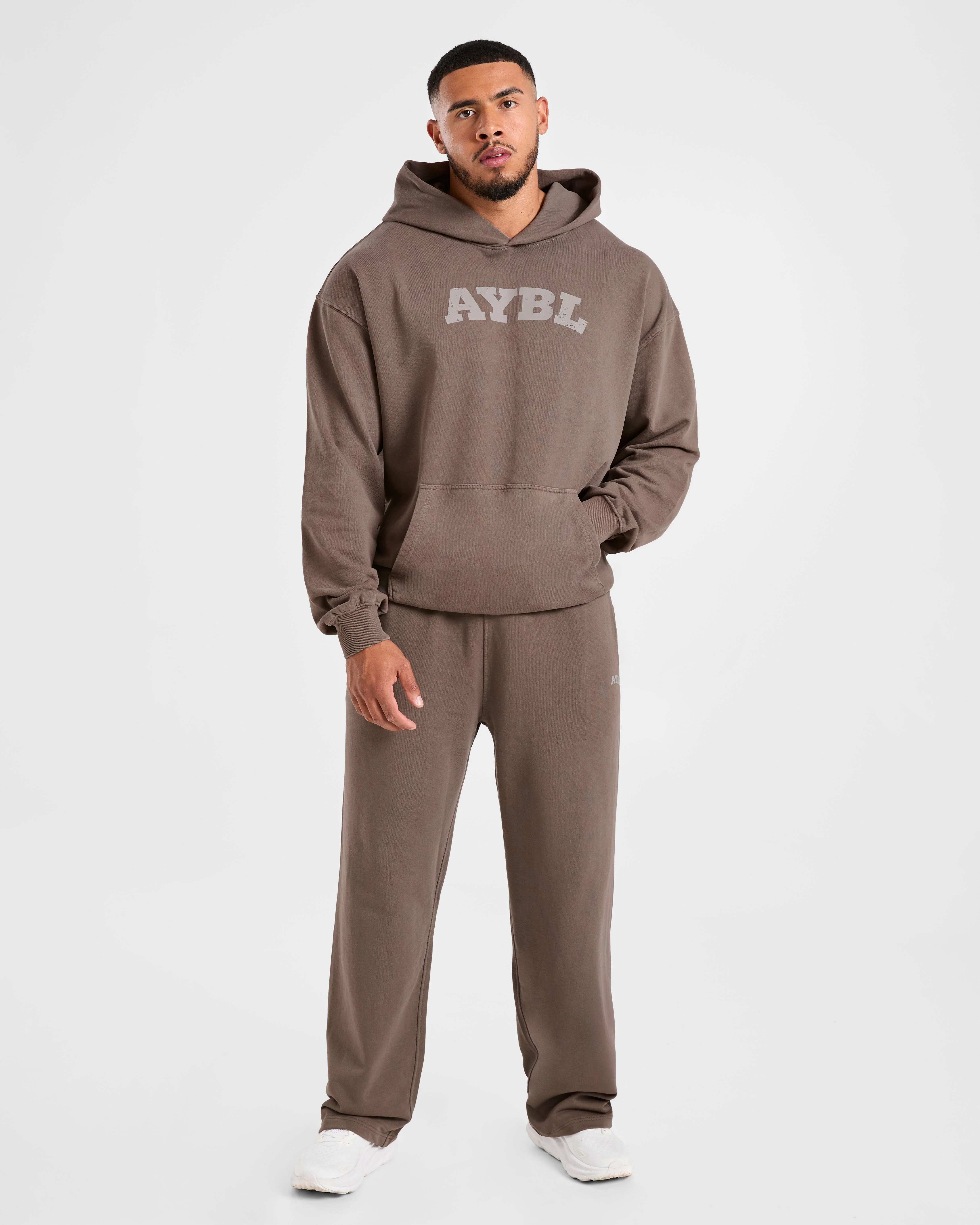Elite Straight Leg Joggers - Umber Brown - Image 3
