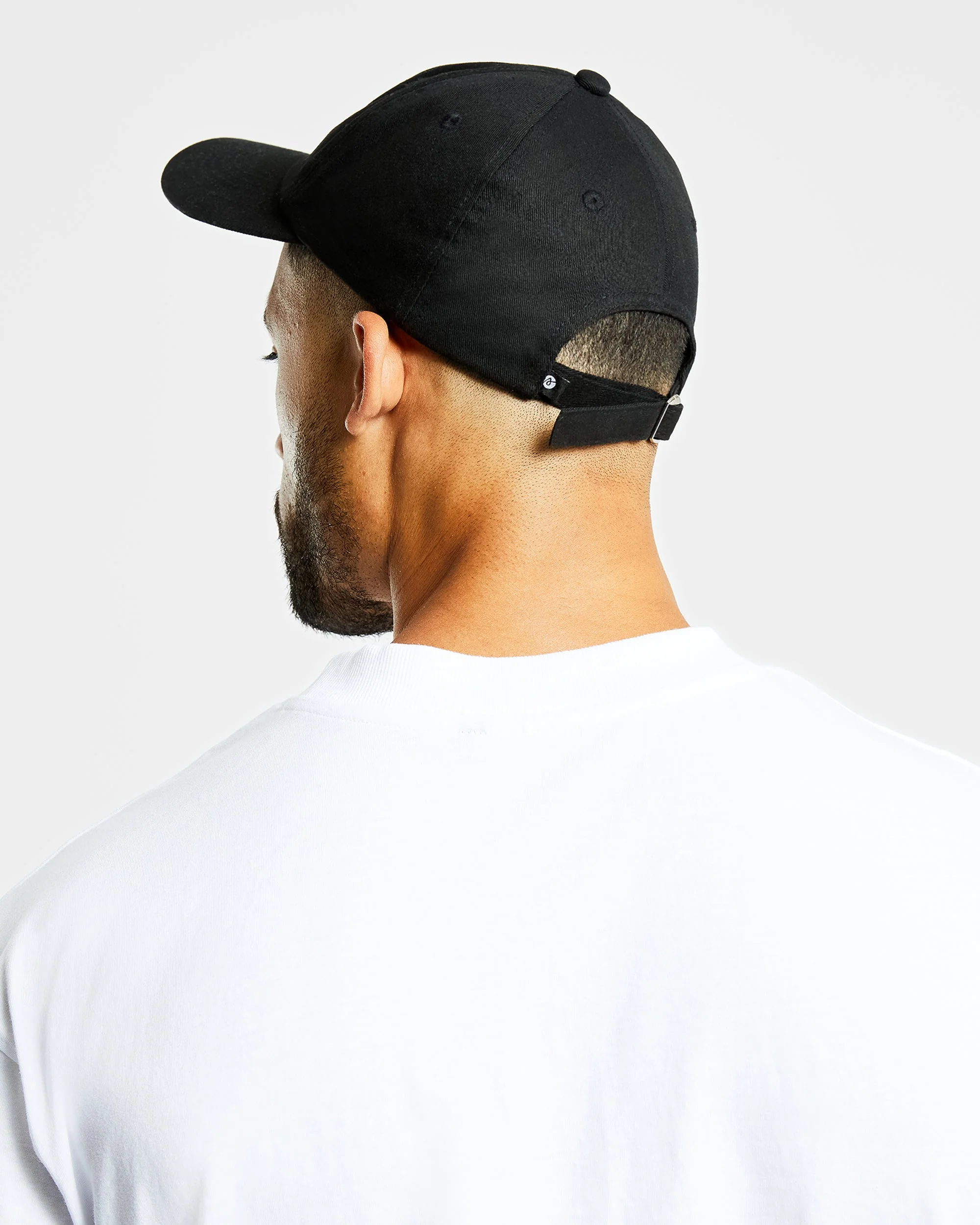Embroidered Cap - Black - Image 4