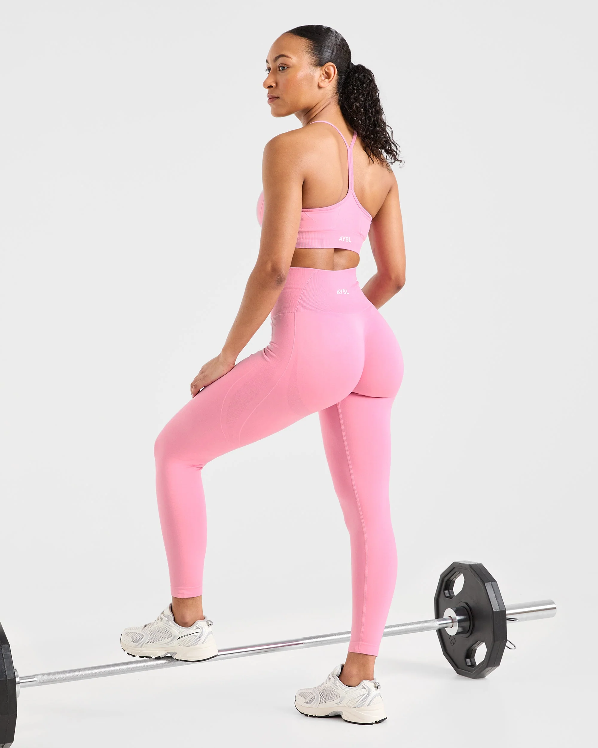 Empower Seamless Leggings - Baby Pink - Image 7