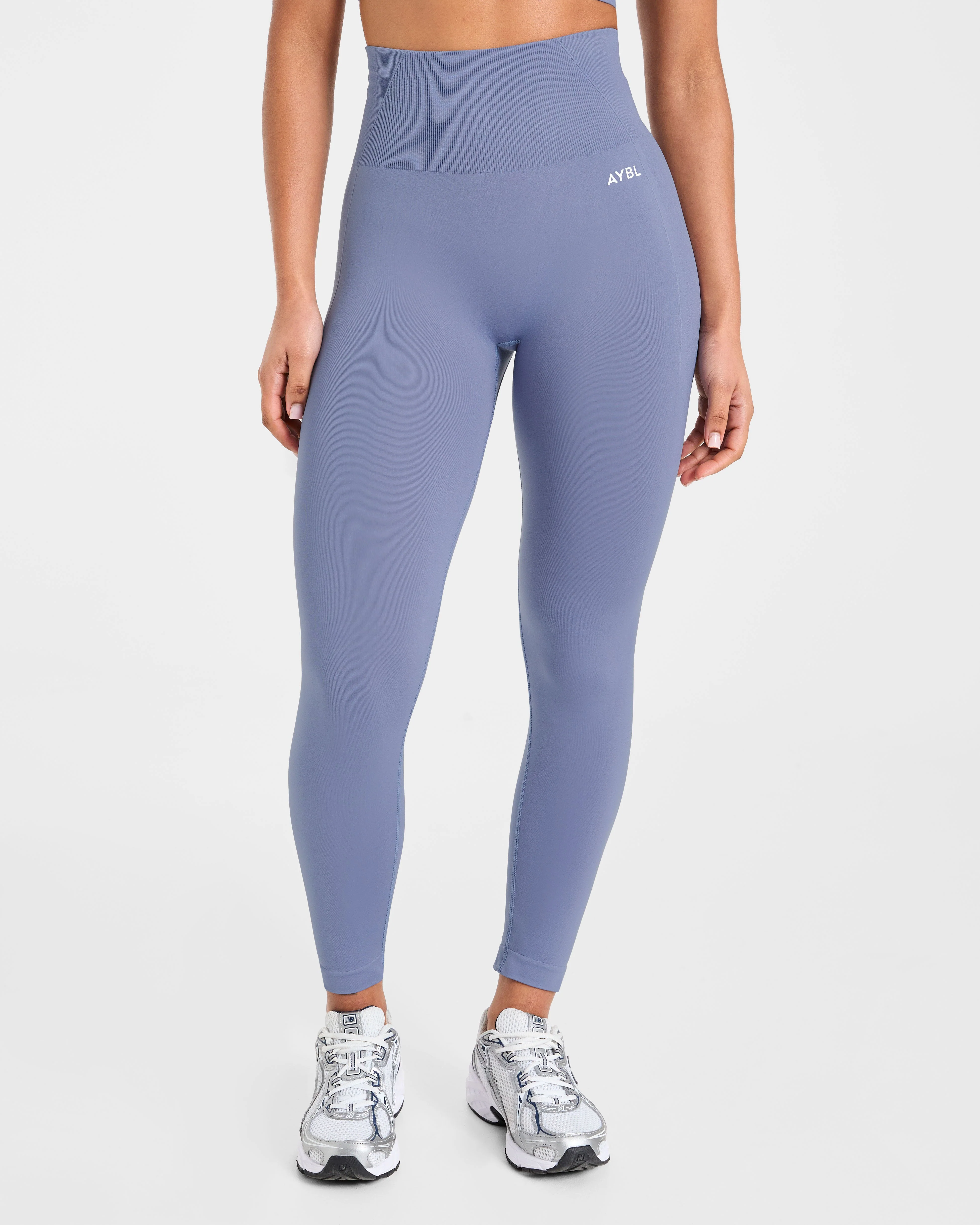 Empower Seamless Leggings - Slate Blue - Image 2