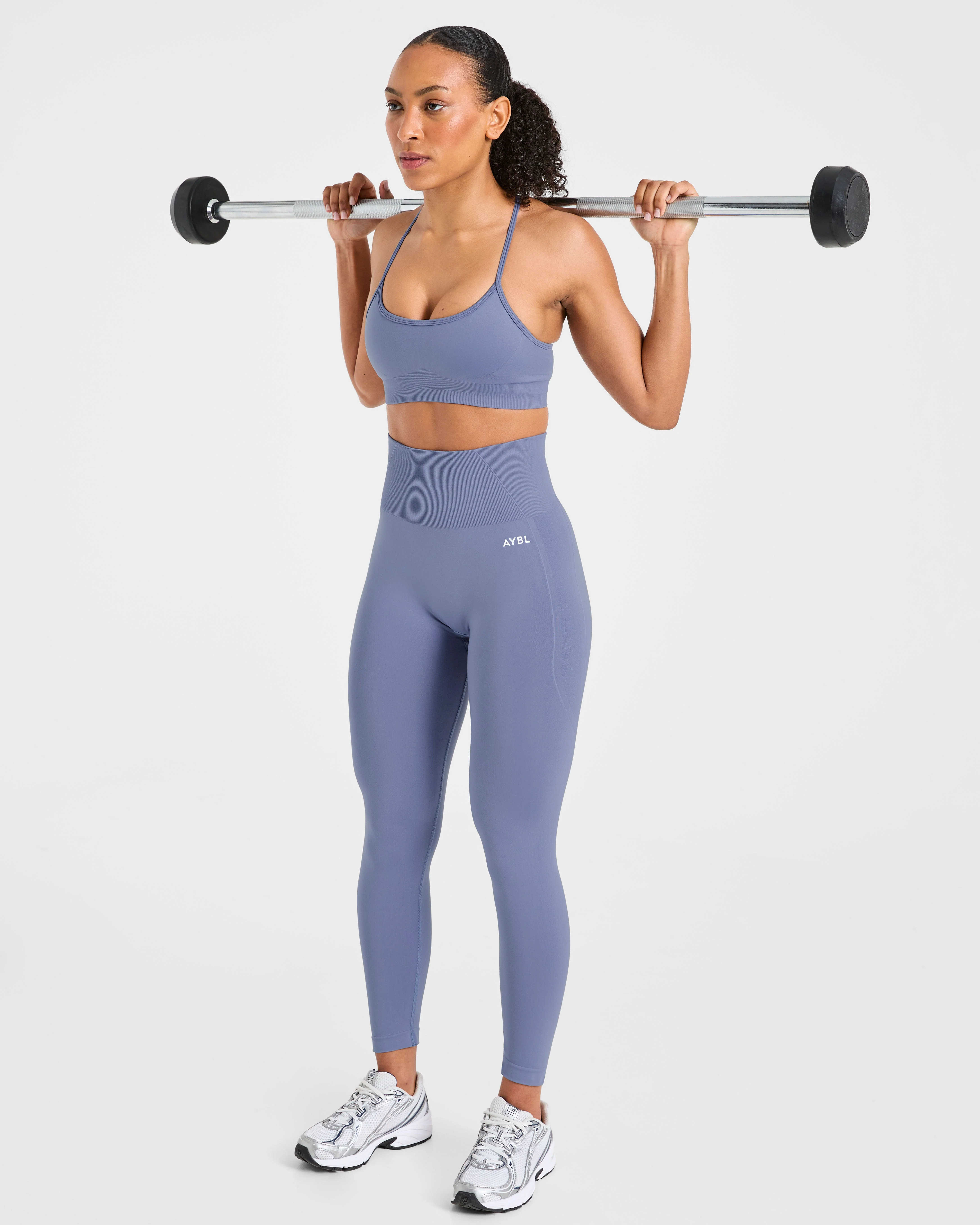 Empower Seamless Leggings - Slate Blue - Image 7