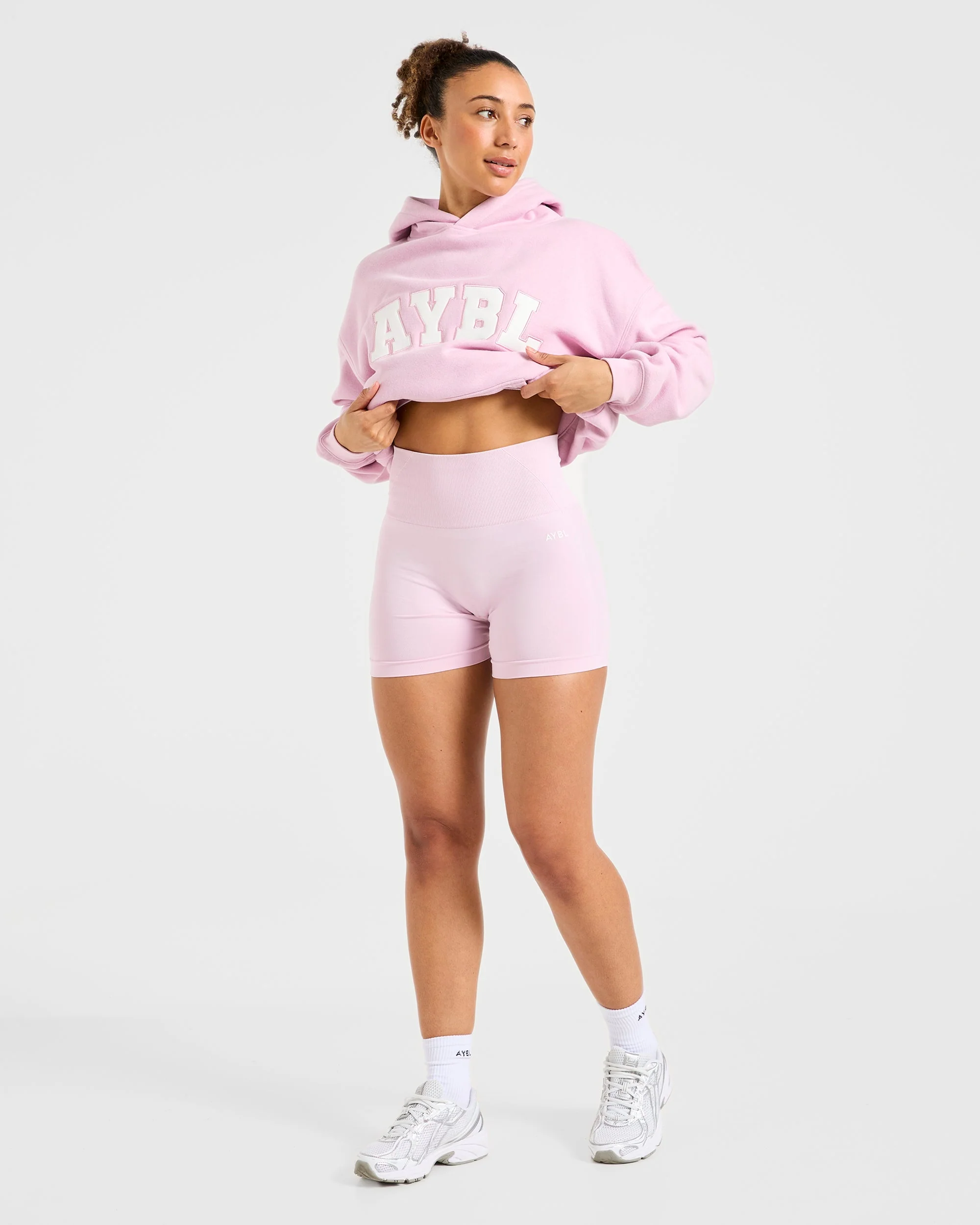 Empower Seamless Shorts - Iced Pink - Image 7