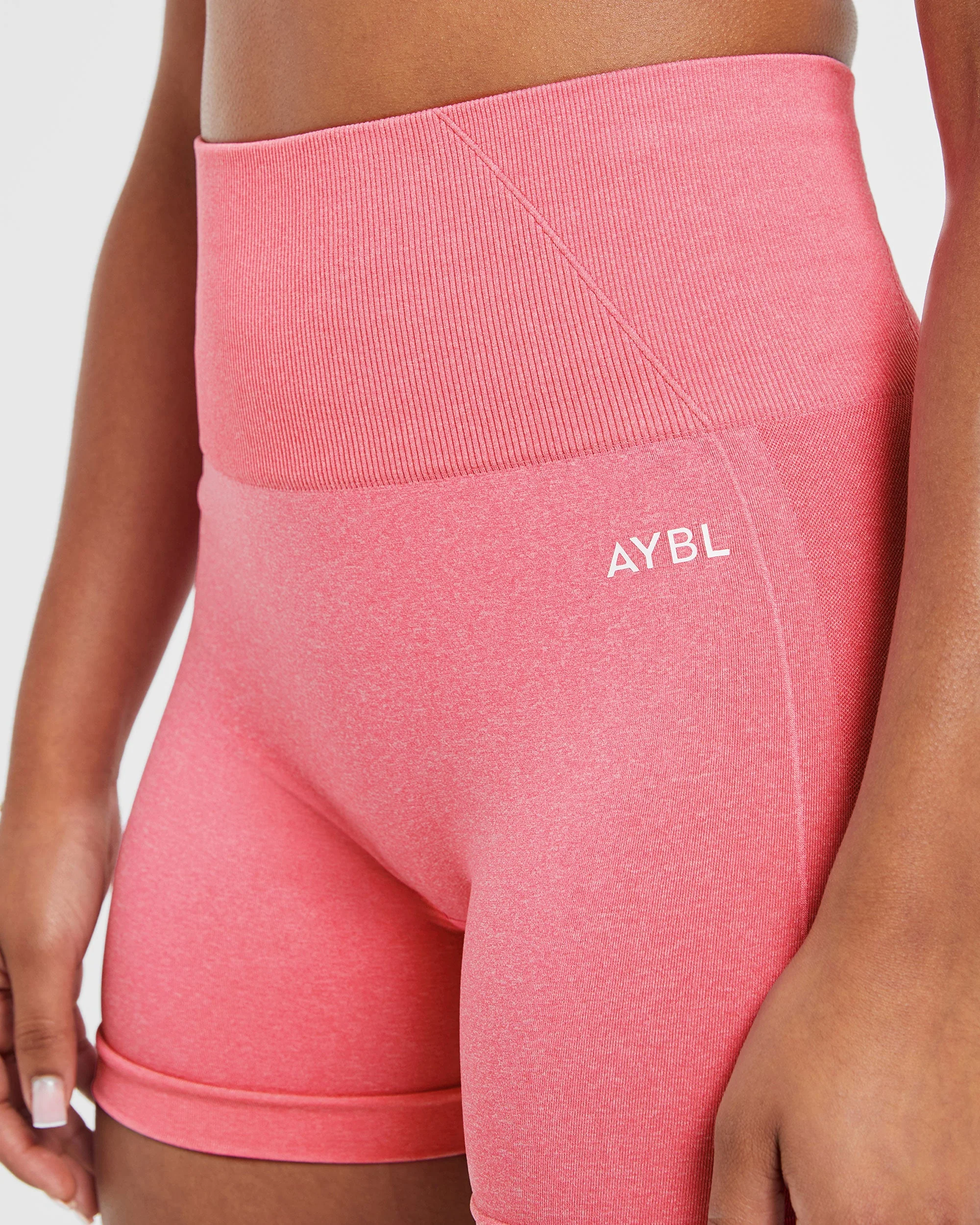 Empower Seamless Shorts - Pink Marl - Image 5