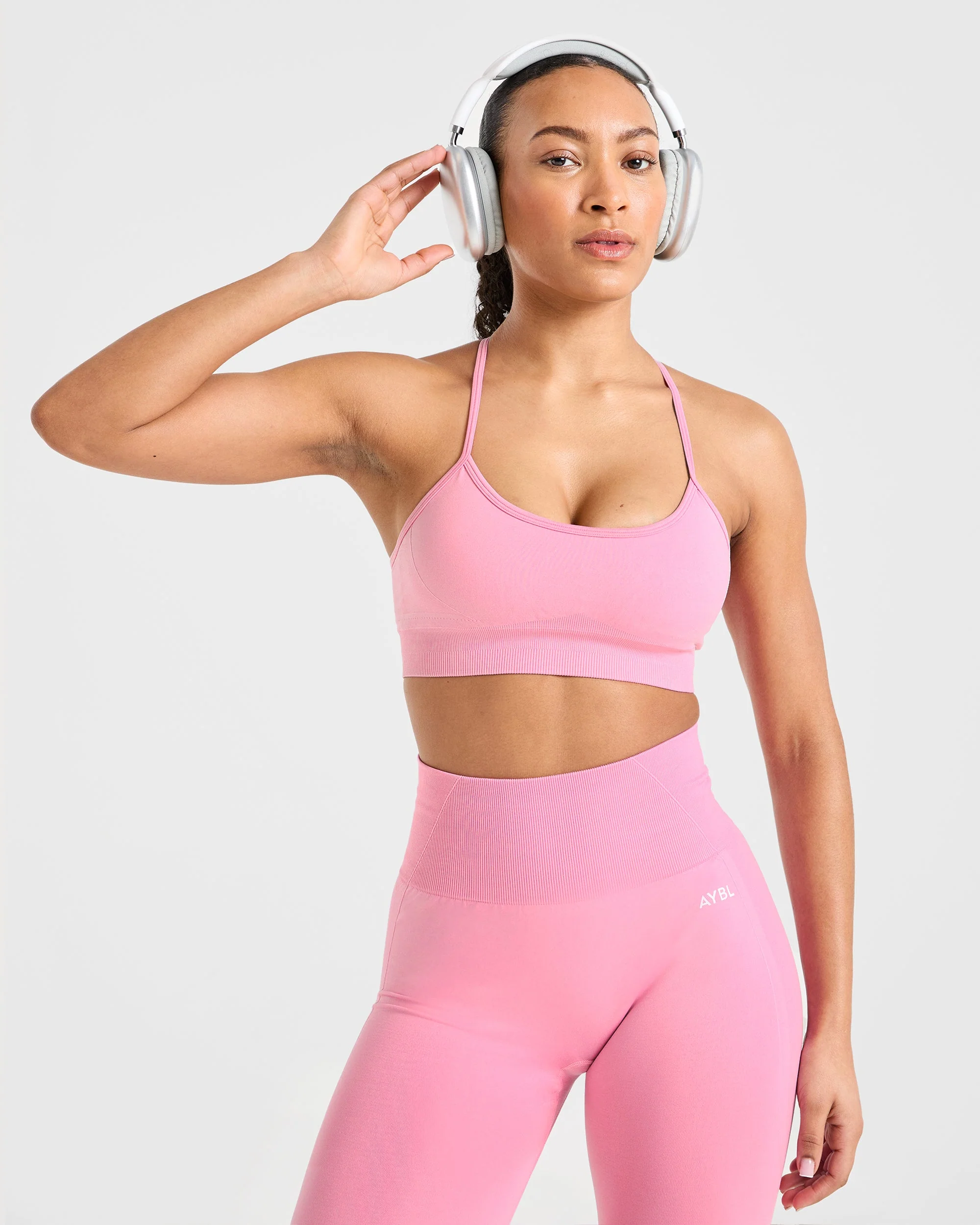Empower Seamless Sports Bra - Baby Pink - Image 7