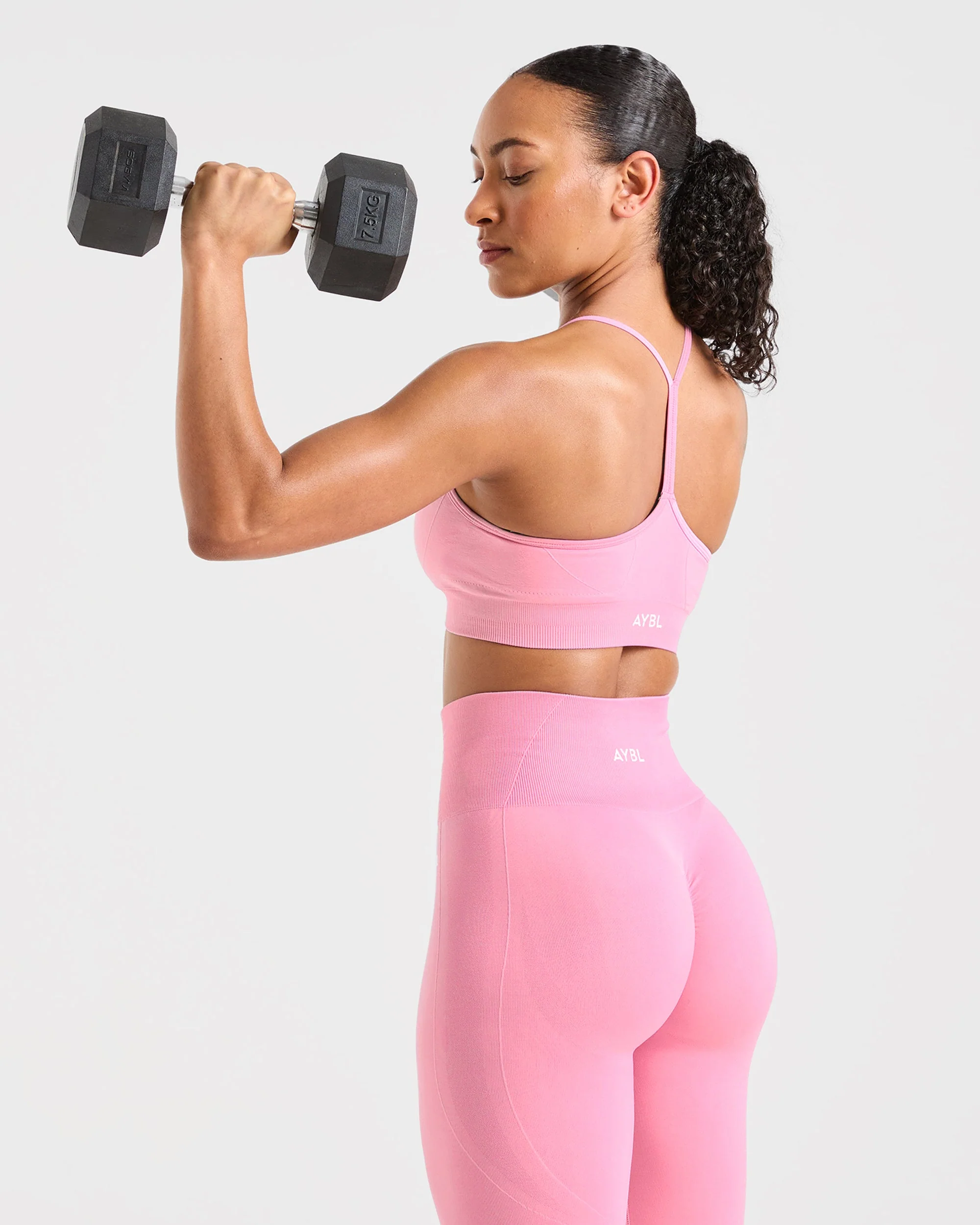Empower Seamless Sports Bra - Baby Pink - Image 8