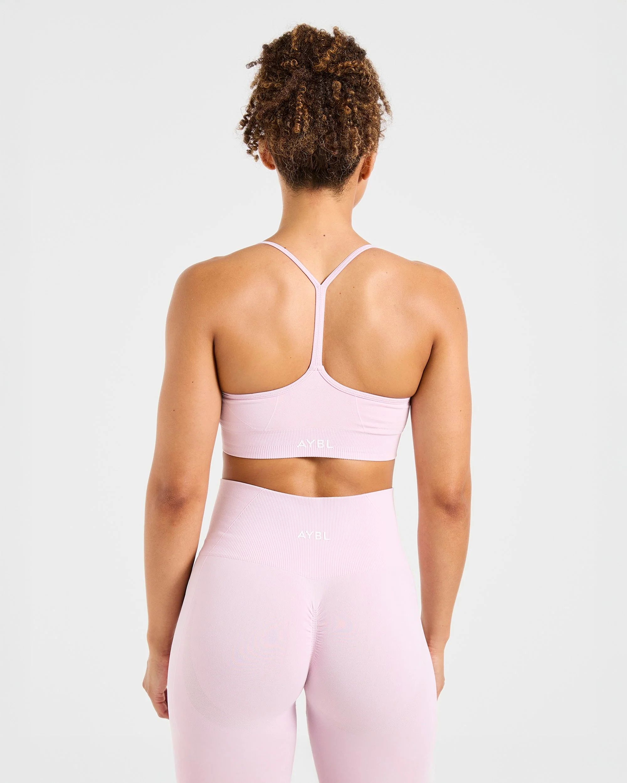 Empower Seamless Sports Bra - Iced Pink - Image 2