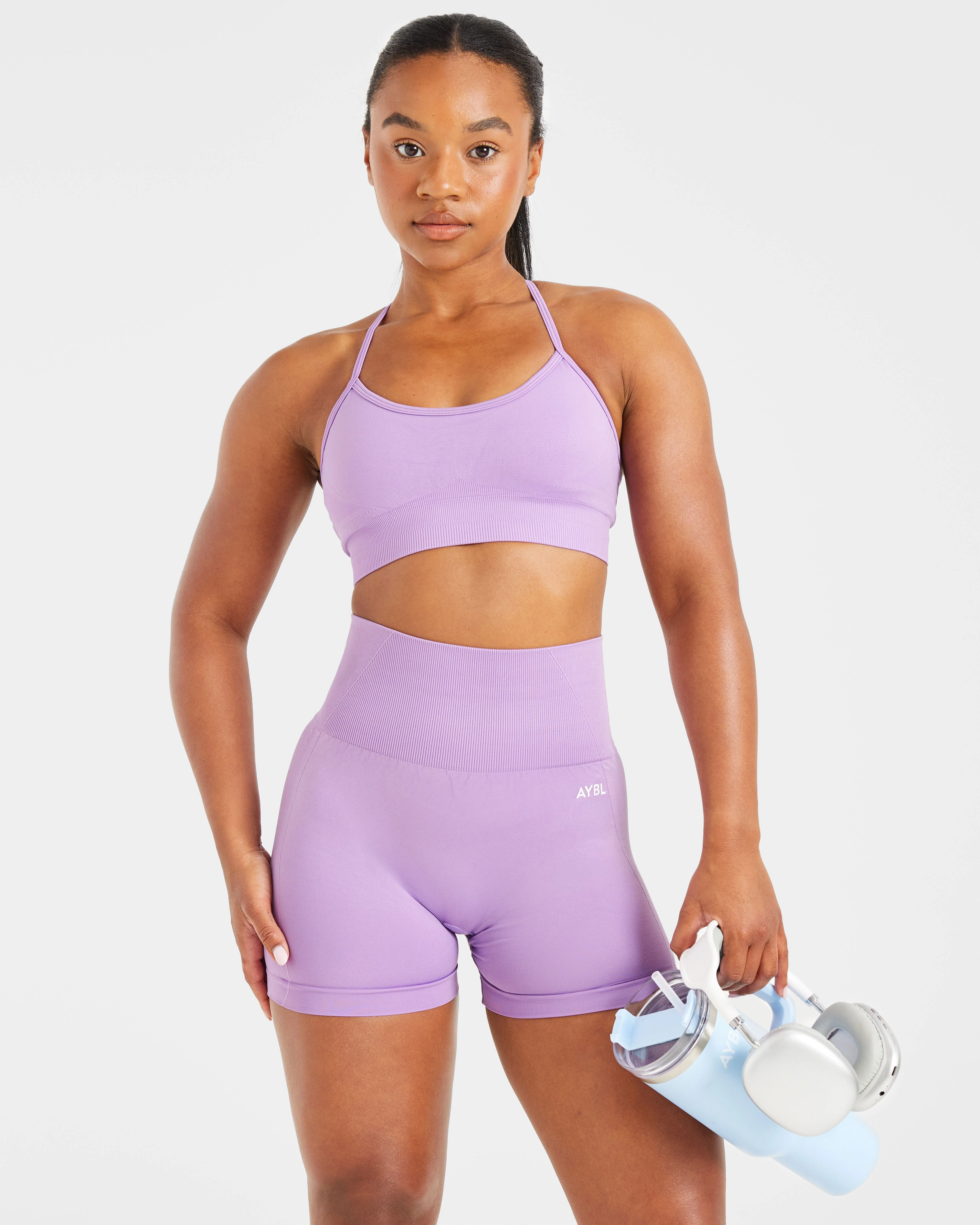 Empower Seamless Sports Bra - Purple - Image 8