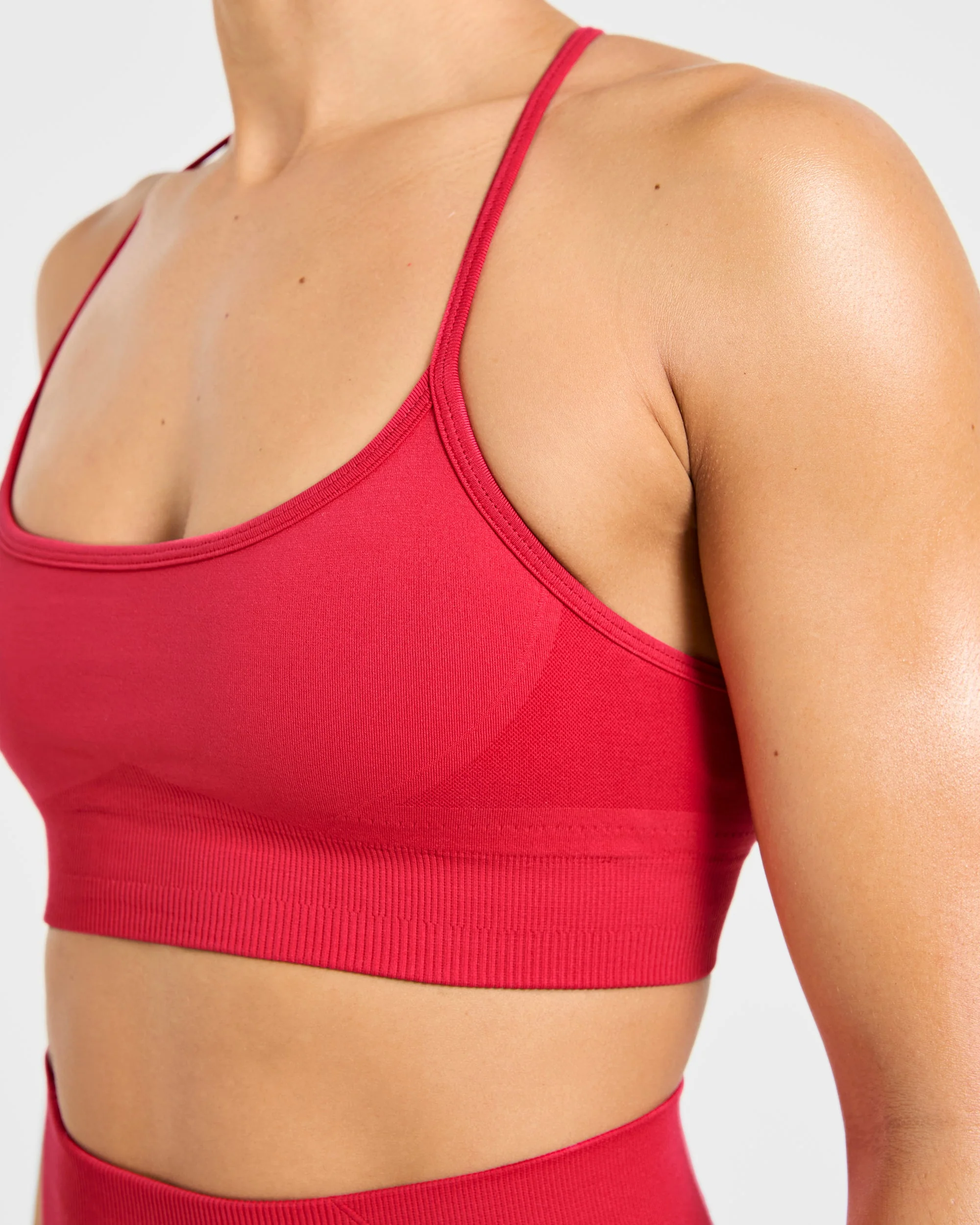 Empower Seamless Sports Bra - Red - Image 5