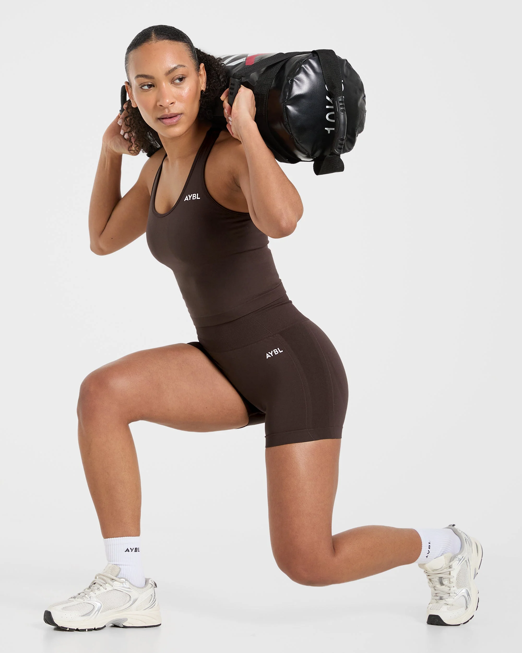 Empower Seamless Tank Top - Cocoa Brown - Image 8