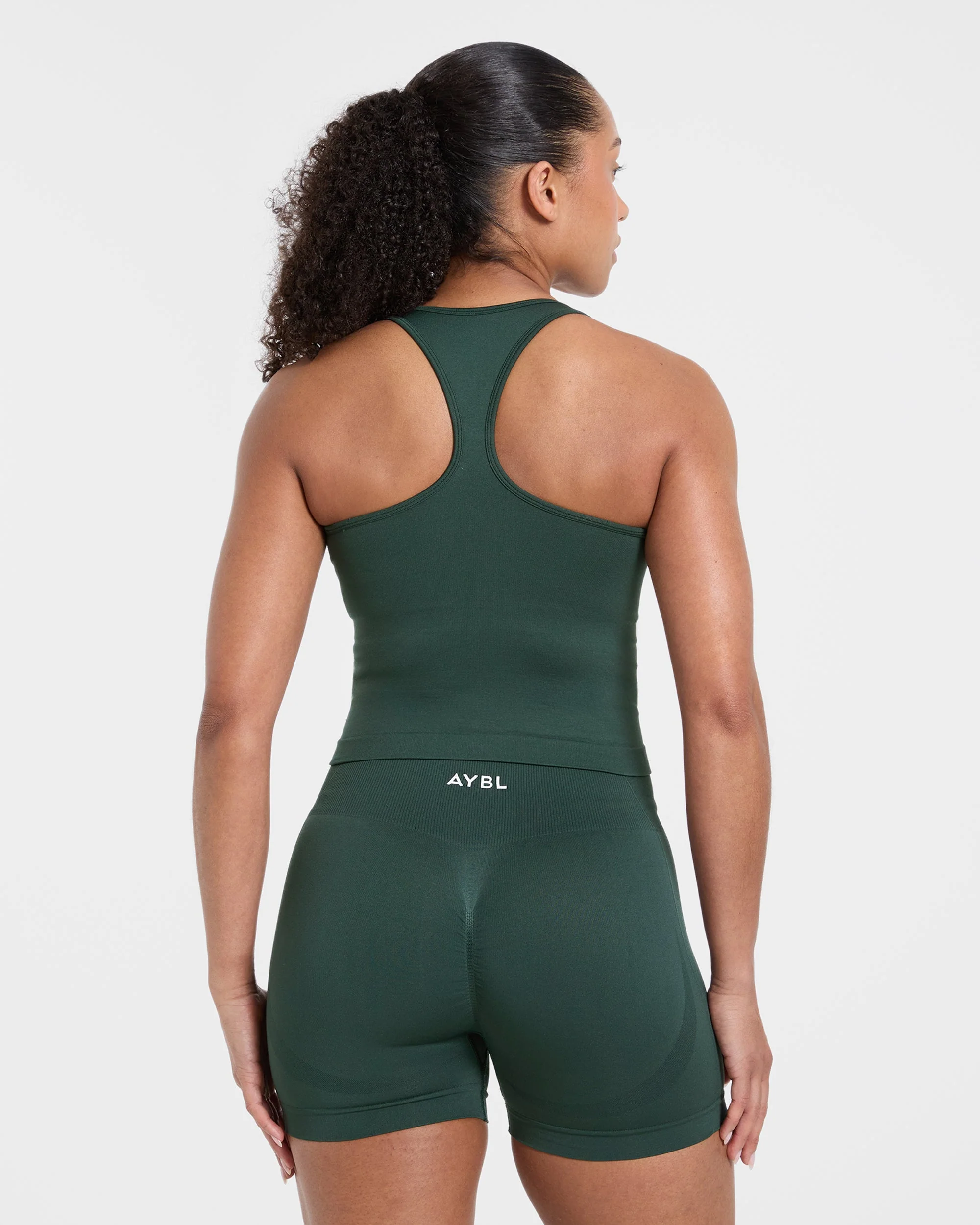 Empower Seamless Tank Top - Dark Green - Image 2
