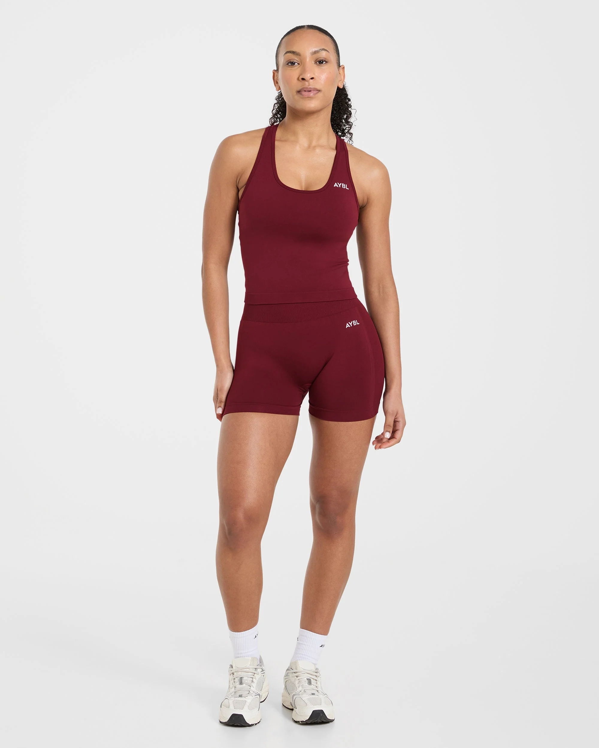 Empower Seamless Tank Top - Red Wine - Image 3