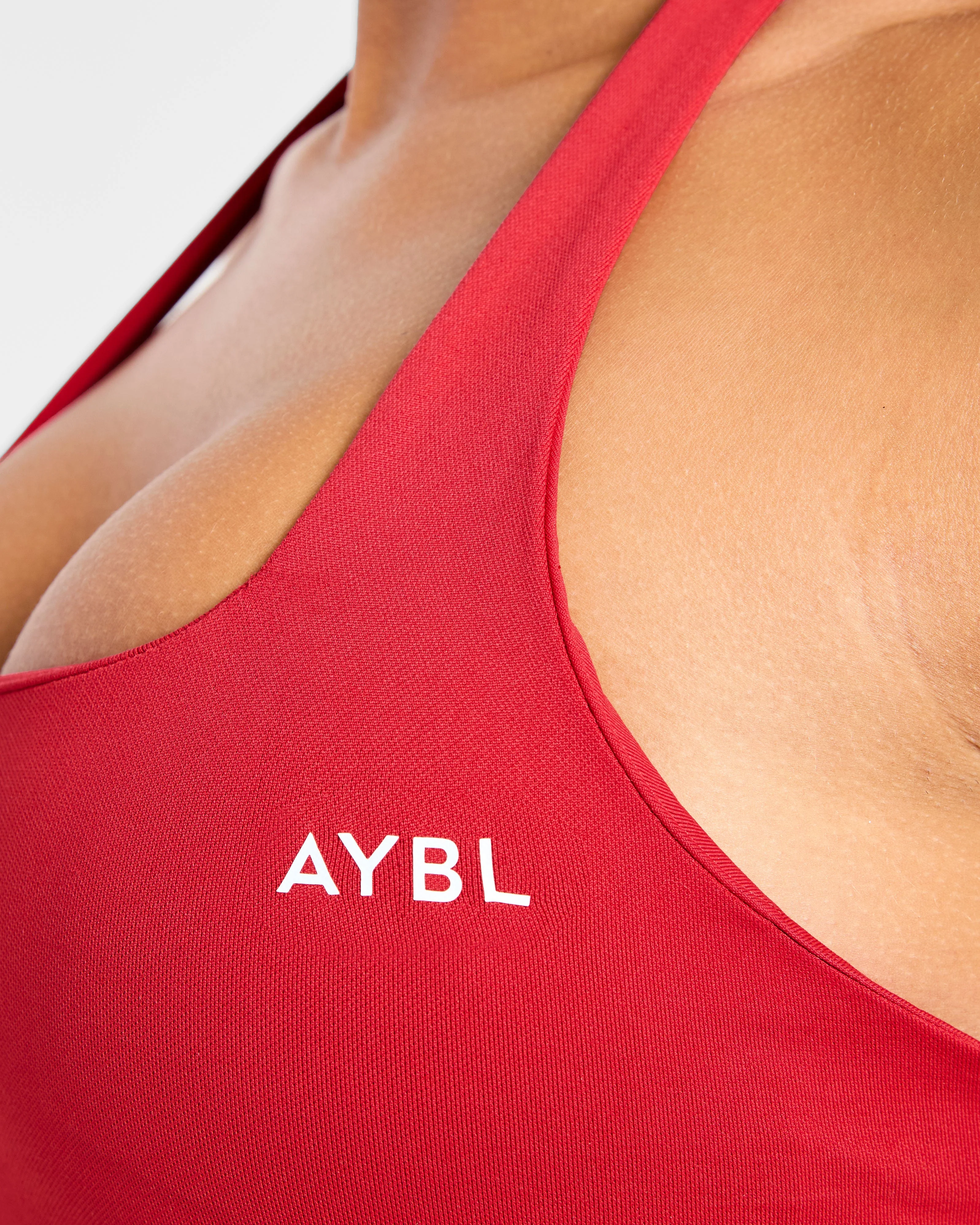 Enhance Seamless Halterneck Top - Red - Image 5