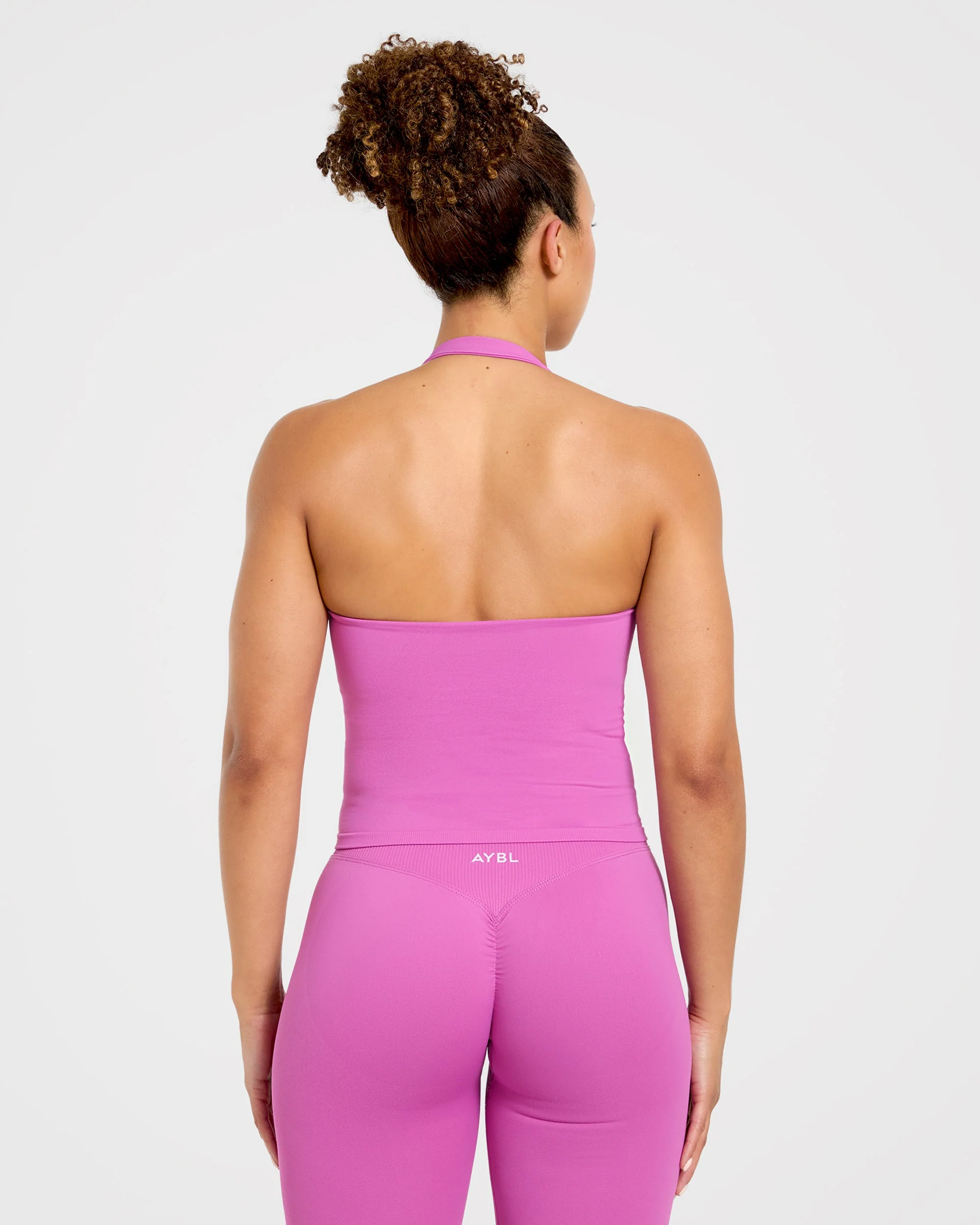 Enhance Seamless Halterneck Top - Summer Violet - Image 2